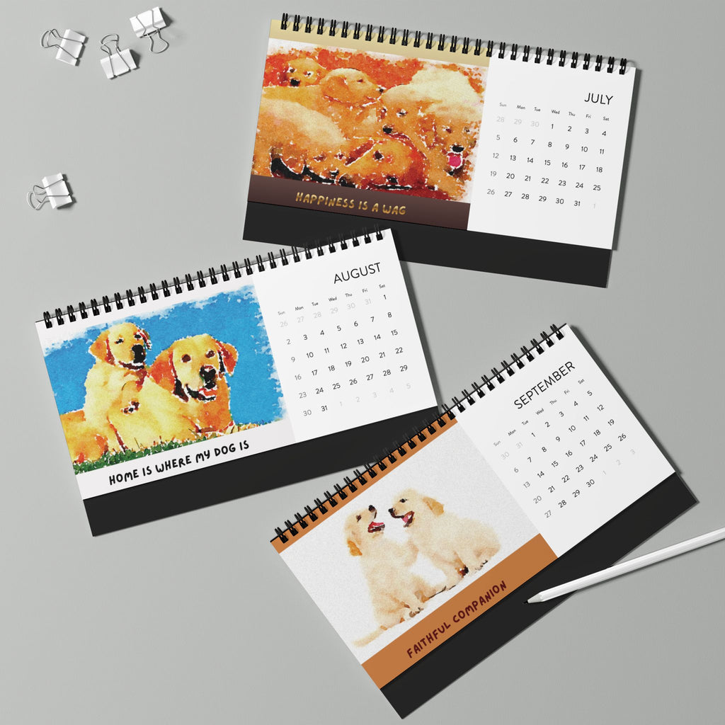 Minimalist Dog Calendar 2026 – Modern & Timeless, Gift for Dog Lover
