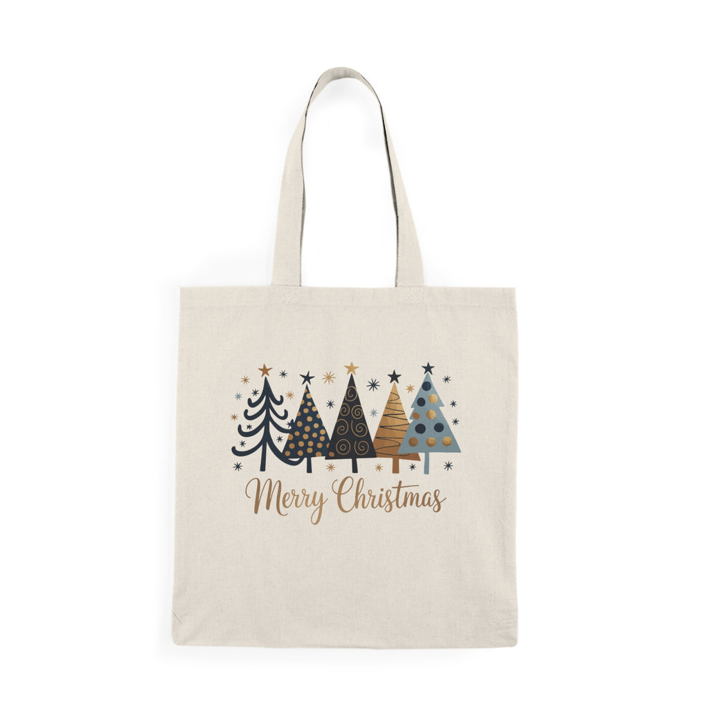 Merry Christmas Tree Tote Bag — Festive Holiday Grocery & Gift Carryall