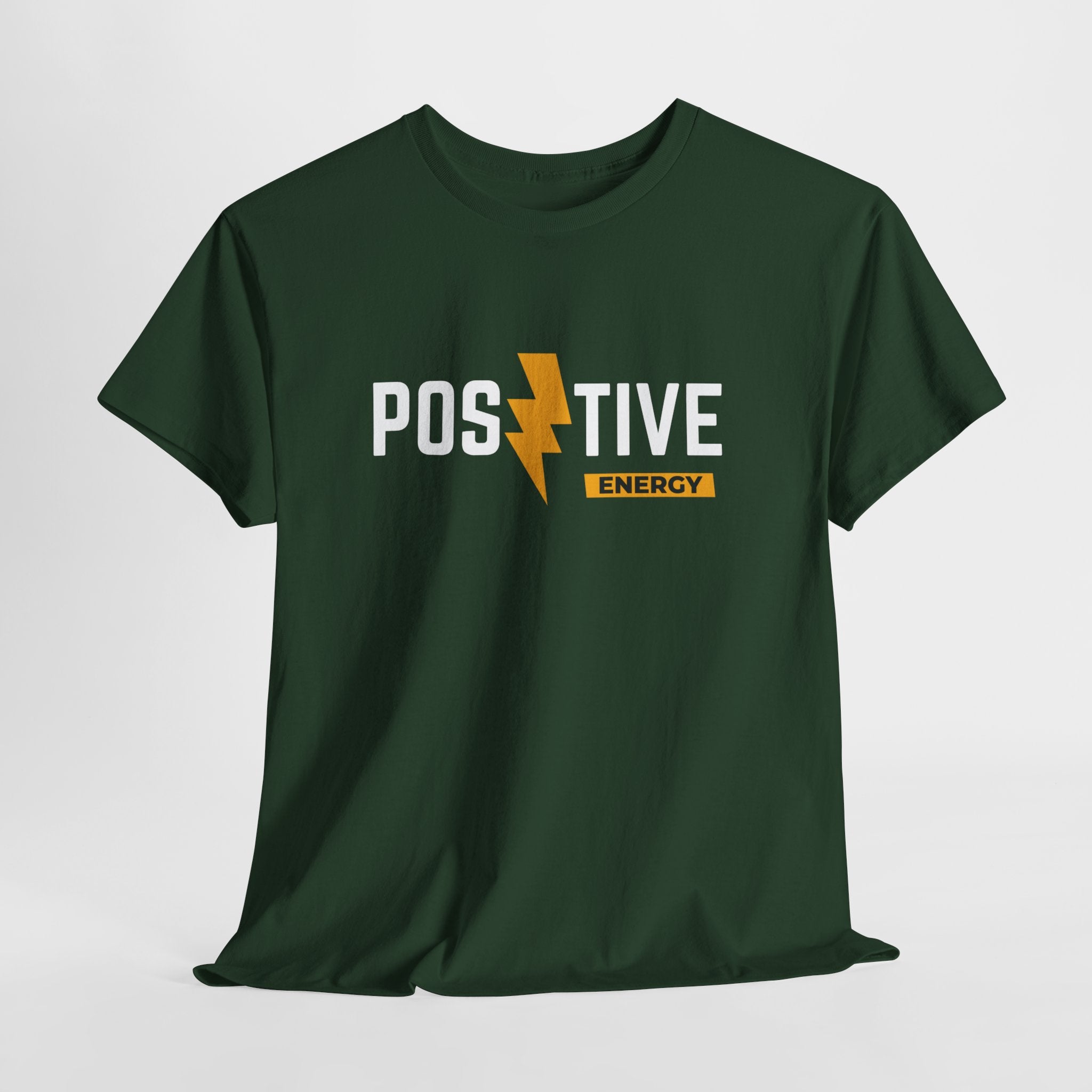 Positive Energy T-Shirt , Lightning Bolt Motivational Tee