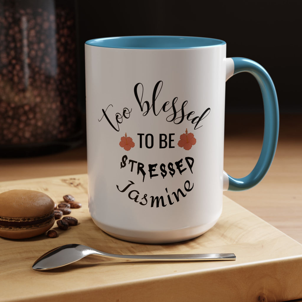 Custom  Coffee Mug, Personalization Coffee Mug,  Scripture Accent 11/15oz