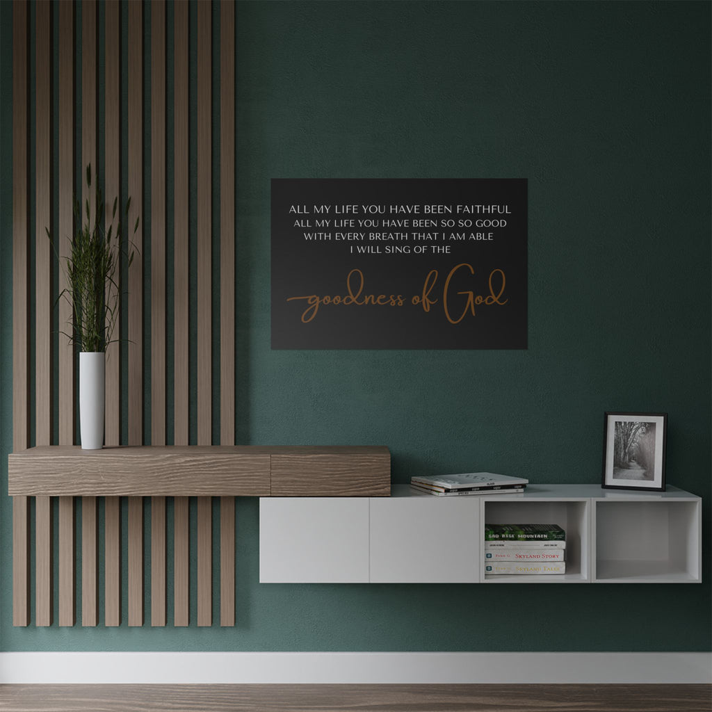 Faithful God Satin Poster, Inspirational Wall Art, Christian Home Decor, Religious Gift, Scripture Art Print