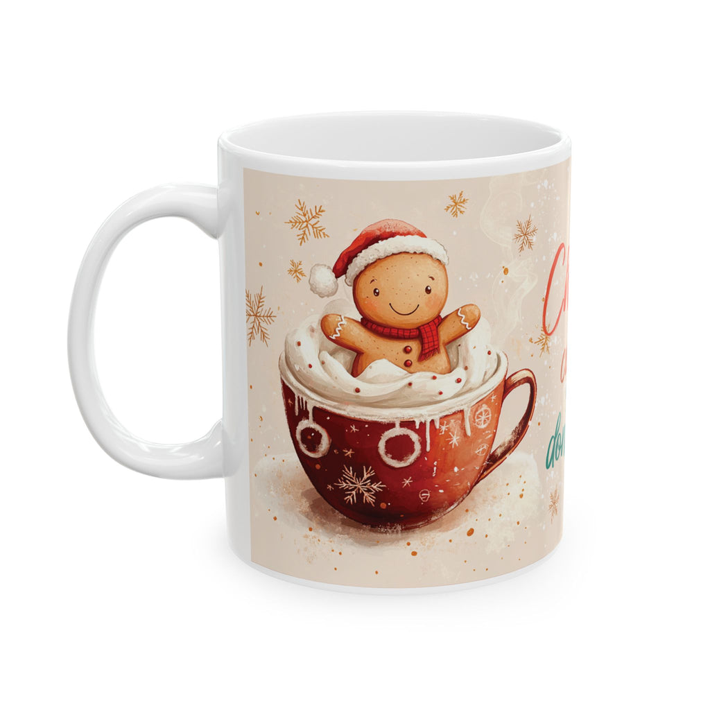Christmas Calories Don't Count Mug — Holiday Hot Cocoa Ceramic Coffee Cup (11oz, 15oz)