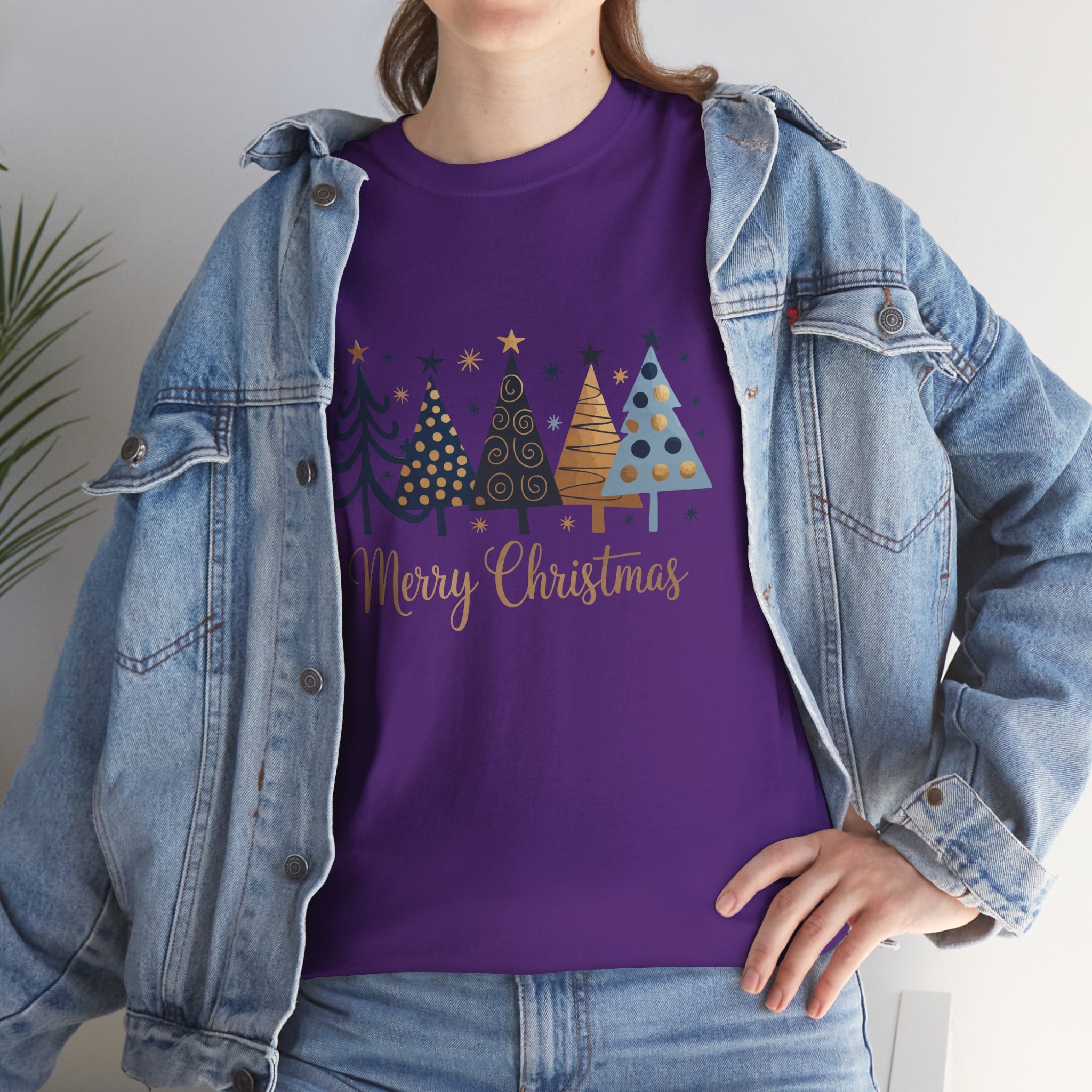 Merry Christmas Tree Shirt, Holiday Tee, Retro Winter Graphic, Christmas Gift for Her