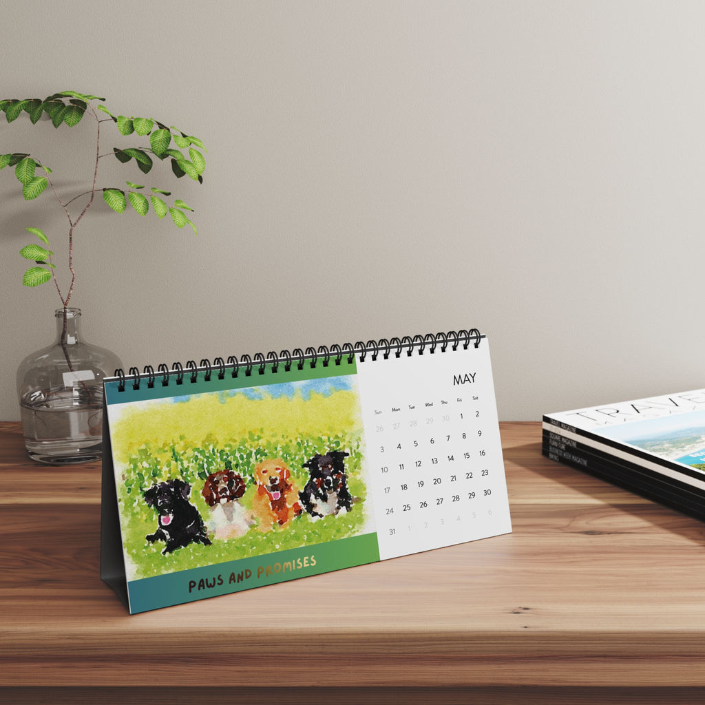 Minimalist Dog Calendar 2026 – Modern & Timeless, Gift for Dog Lover