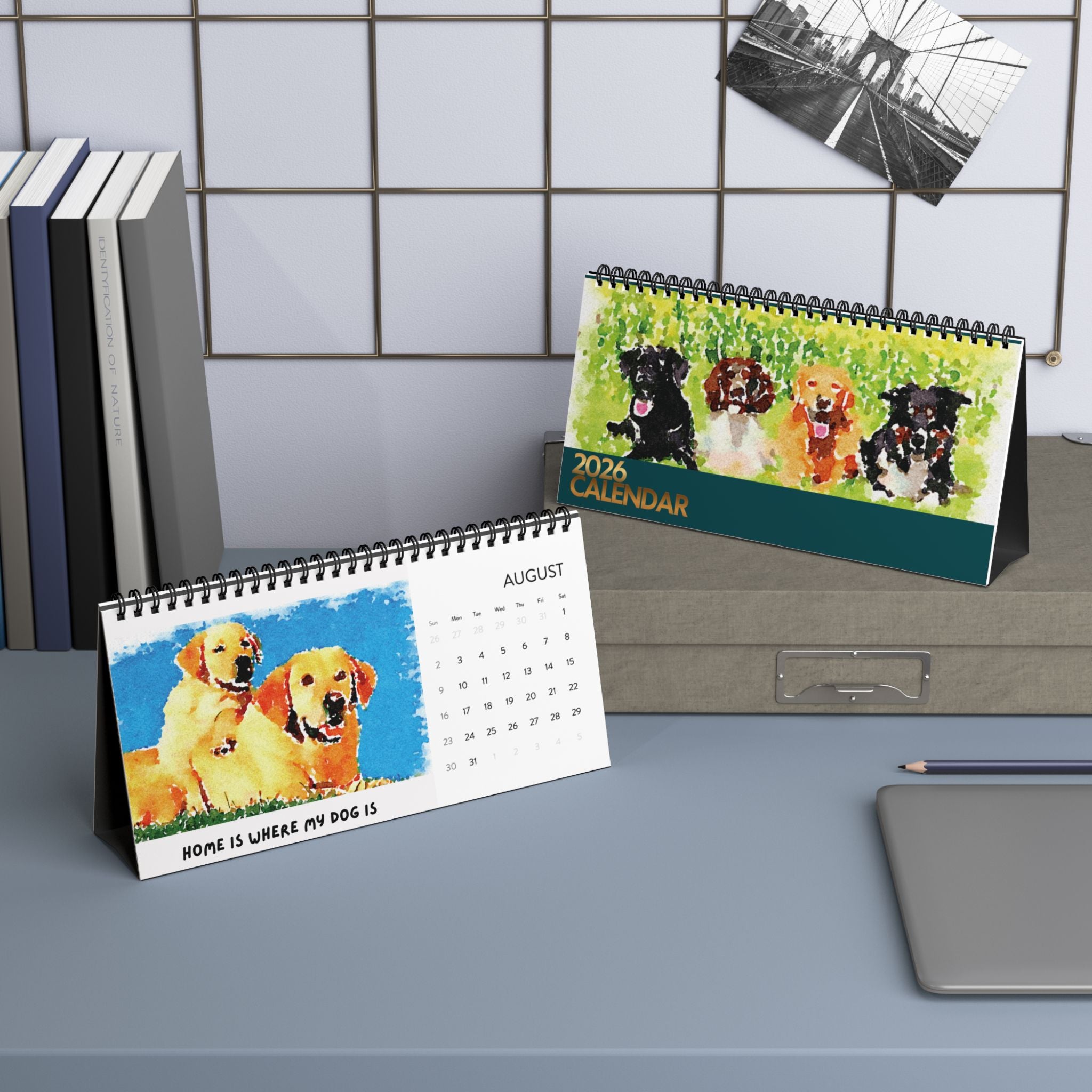 Minimalist Dog Calendar 2026 – Modern & Timeless, Gift for Dog Lover
