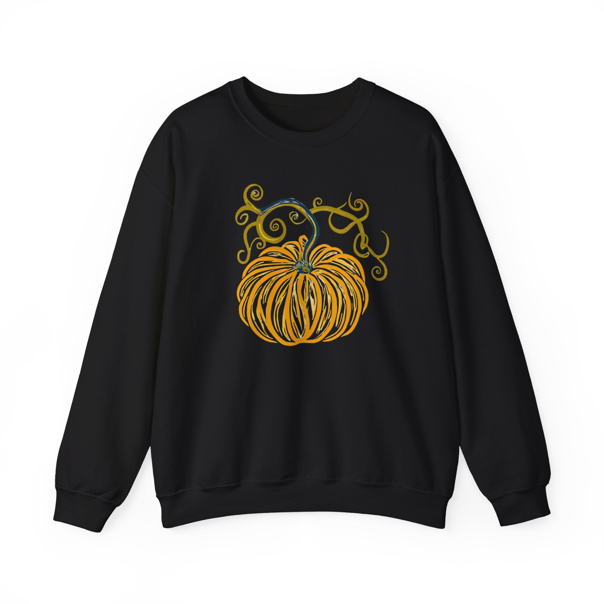 Pumpkin Patch Cozy Crewneck Sweatshirt, Autumn Gift, Fall Fashion, Unisex Sweater, Halloween Apparel, Seasonal Layering