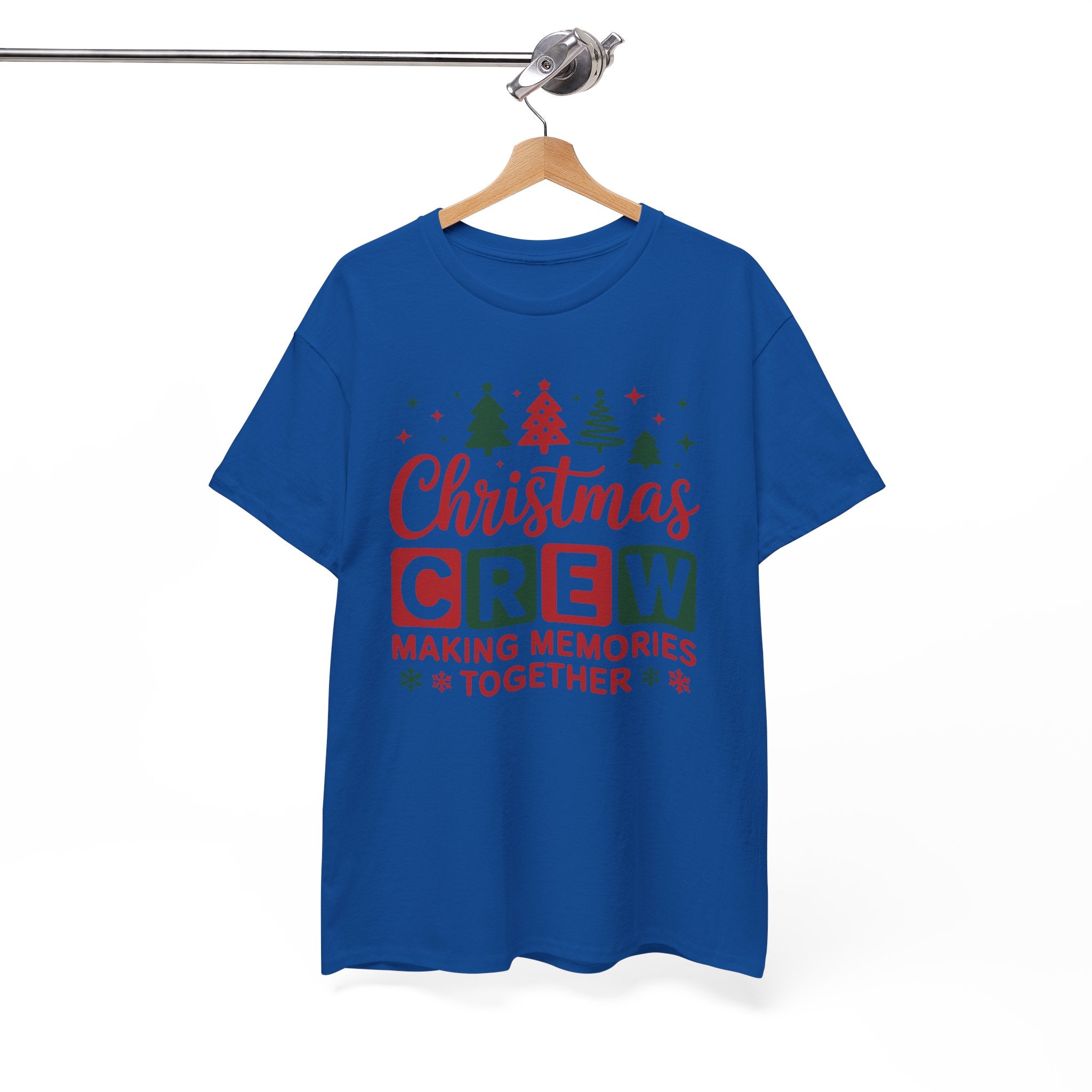 Christmas Crew Tee - Unisex Heavy Cotton Tee - "Making Memories Together" Family Holiday Shirt