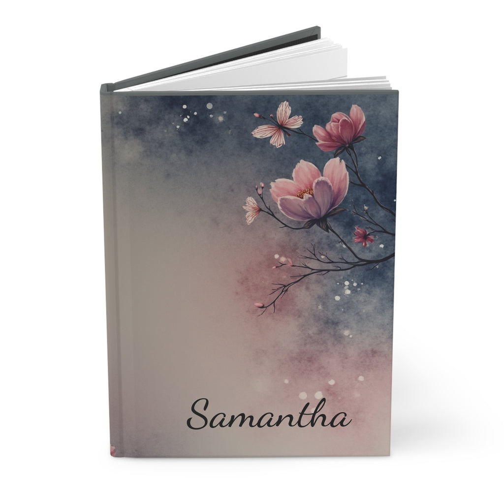 Magnolia Blossom Notebook, Hardcover Journal, Perfect for Gifts, Note-taking, Poetry or Planning