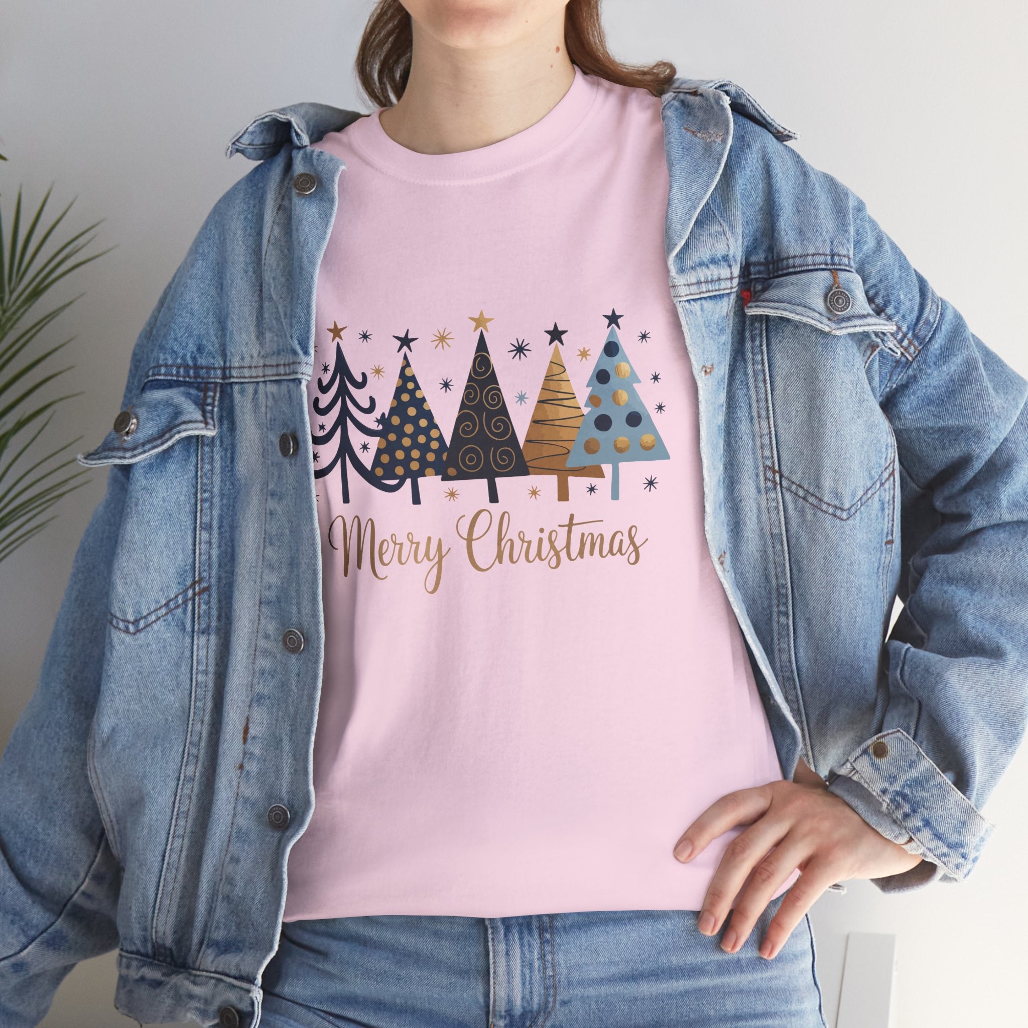 Merry Christmas Tree Shirt, Holiday Tee, Retro Winter Graphic, Christmas Gift for Her