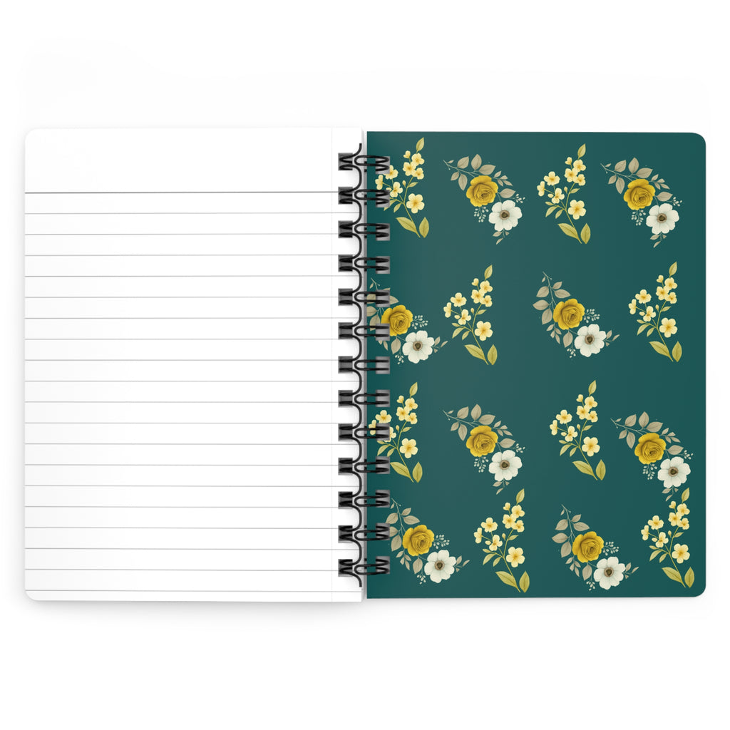Floral Spiral Bound Journal | Perfect for Note-taking, Journaling, Gifts, Back-to-School, Nature Lovers, Self-Care