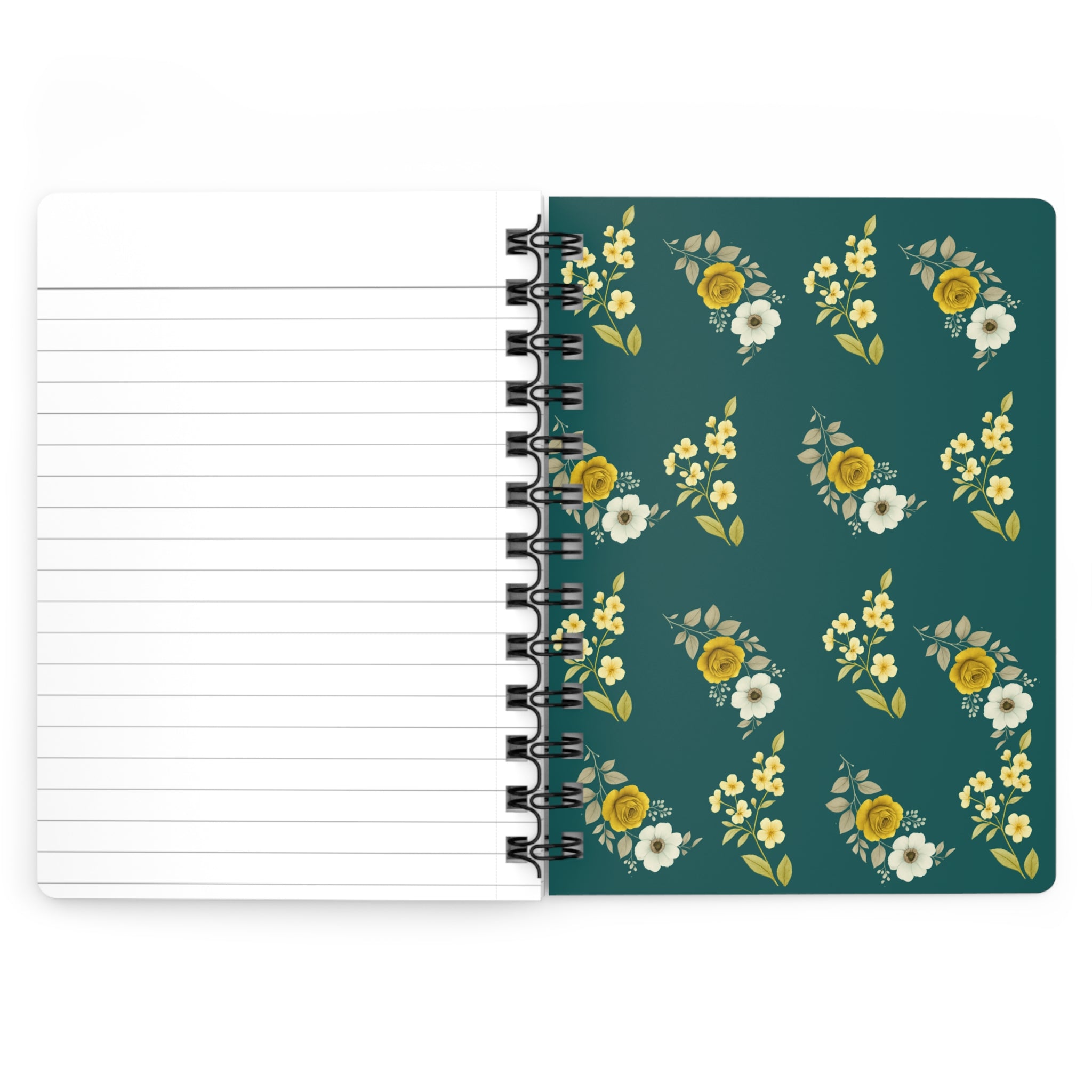 Floral Spiral Bound Journal | Perfect for Note-taking, Journaling, Gifts, Back-to-School, Nature Lovers, Self-Care