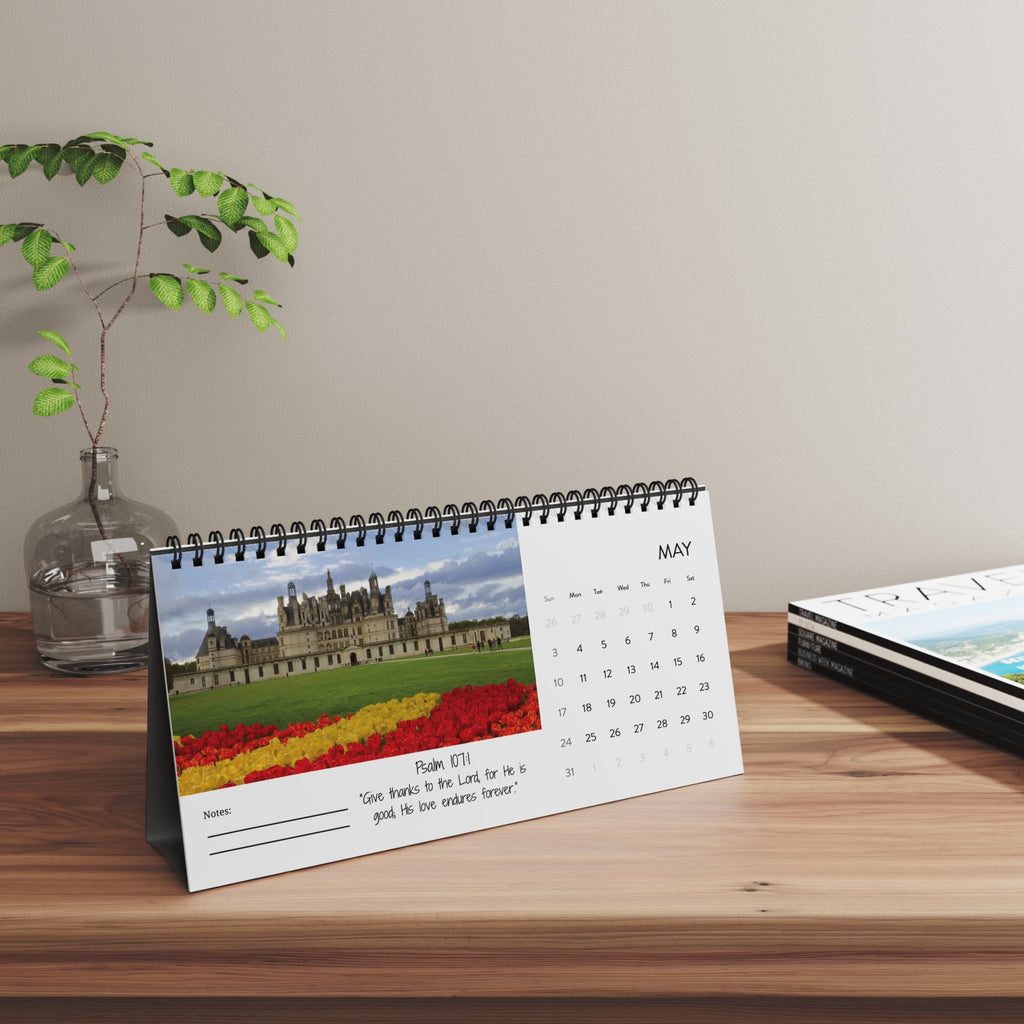 2026 Desktop Calendar | Scripture Calendar 2026  | Bible Inspired  Desktop Calendar