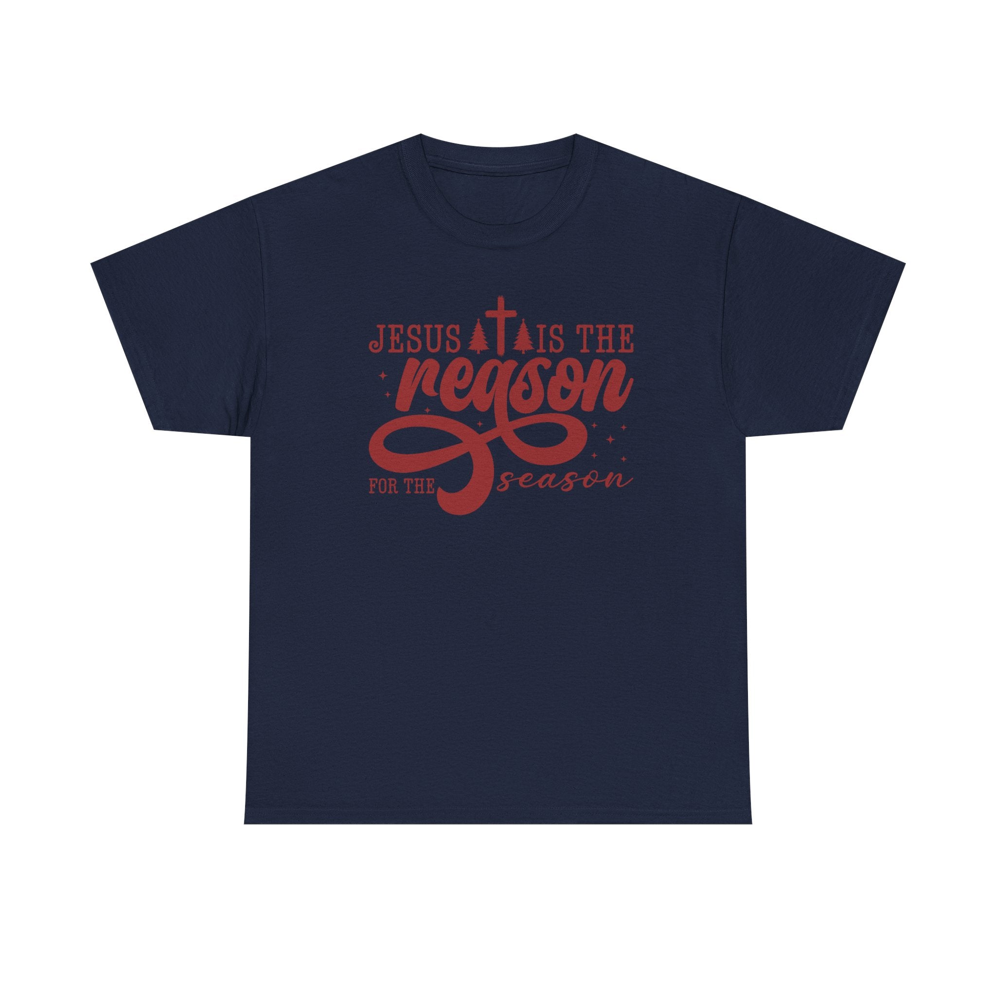 Christian Christmas T-Shirt - Jesus Is the Reason for the Season Holiday Tee