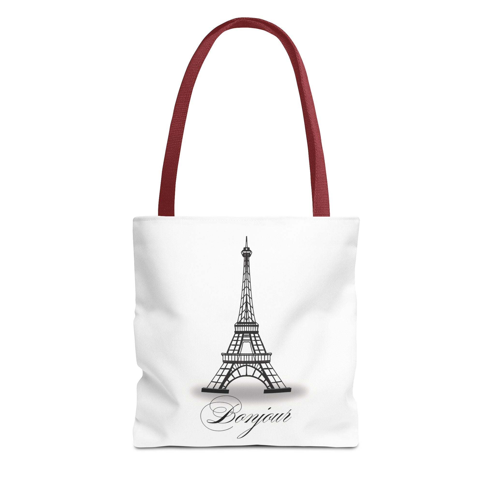 “Bonjour” Canvas Tote Bag | French Minimalist Aesthetic | Everyday Reusable Market Bag