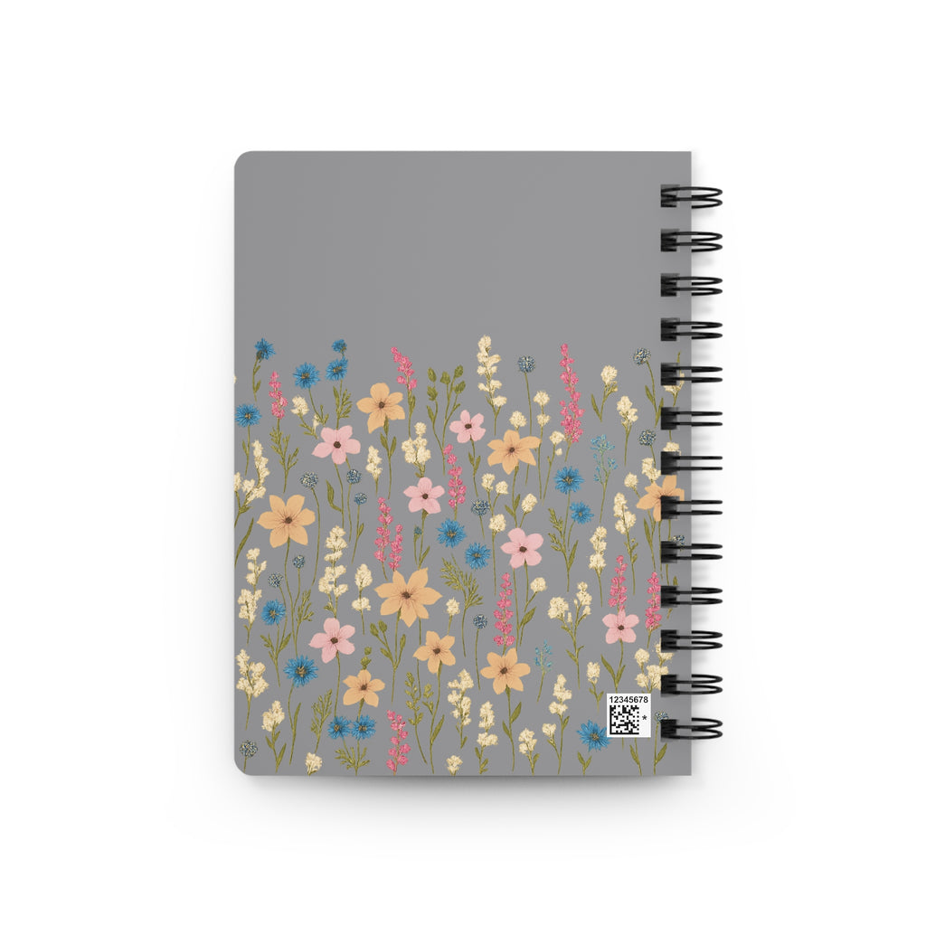 Floral Spiral Bound Journal | Nature Lover's Diary, Writing Pad, Gratitude Journal, Stationery Gift, Daily Planner