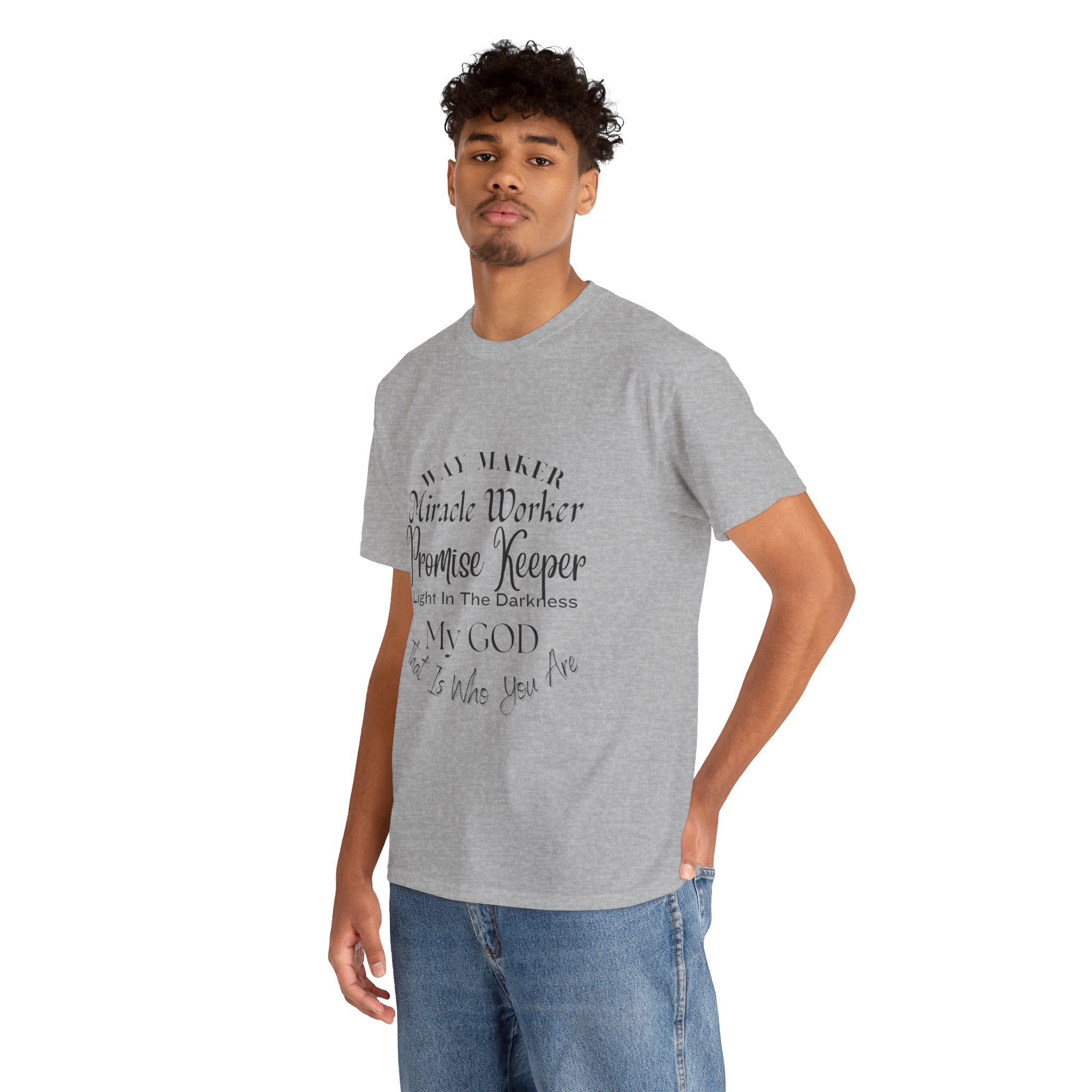Way Maker, Miracle Worker  T-Shirt,  Christian Faith Tee, Inspirational Gospel T- Shirt