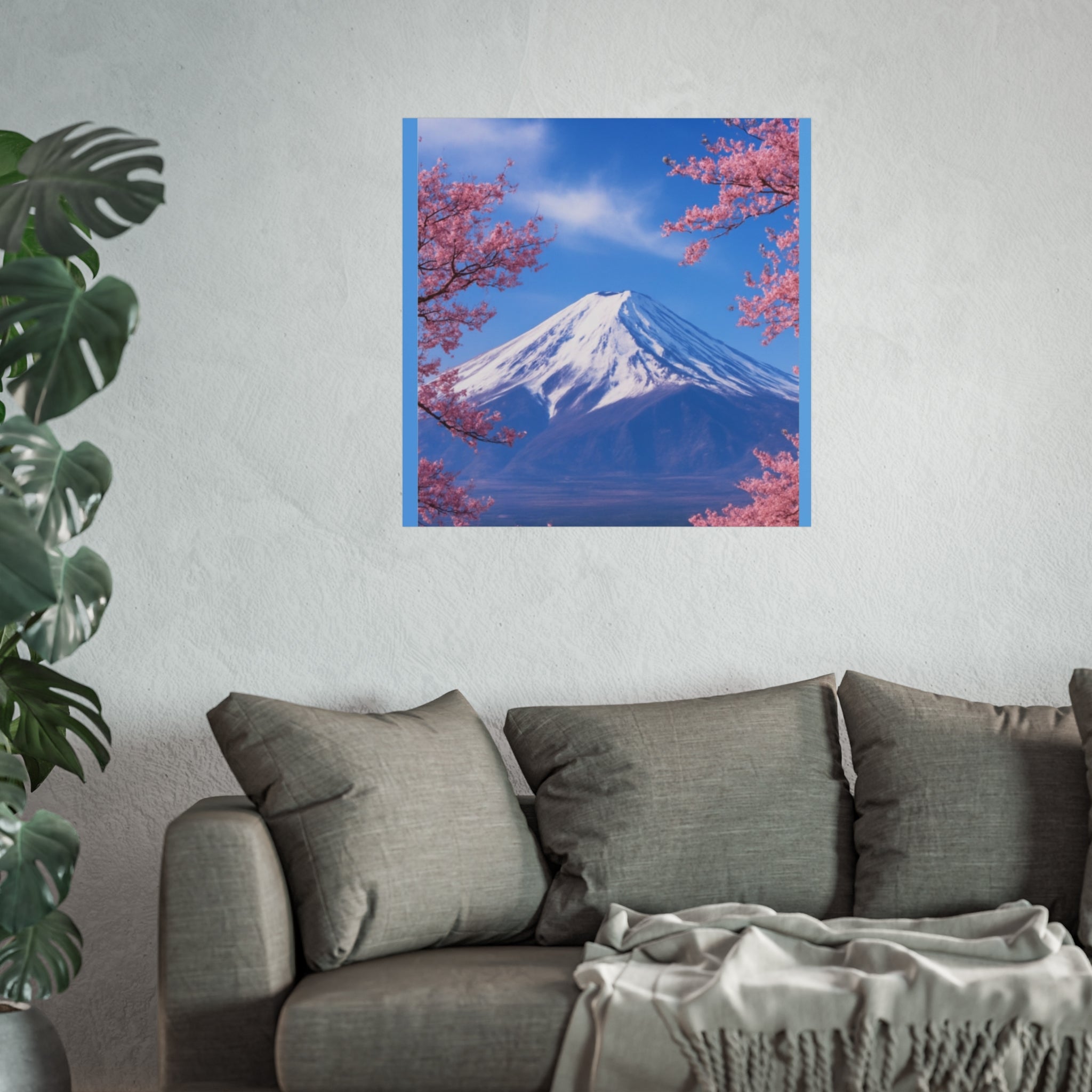 Serene Cherry Blossom Wall Art, Nature Print for Home Decor, Gifts for Art Lovers, Spring Aesthetic, Landscape Artwork