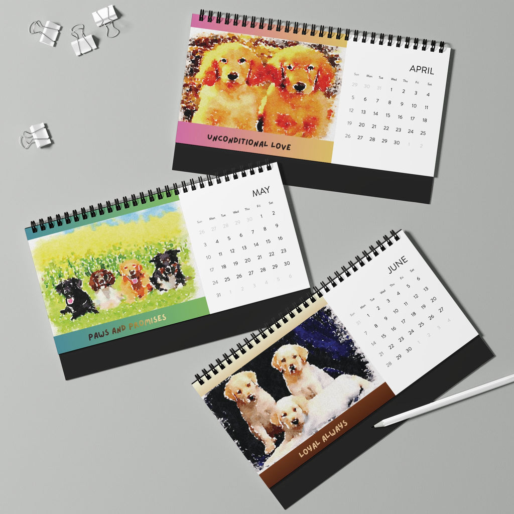 Minimalist Dog Calendar 2026 – Modern & Timeless, Gift for Dog Lover