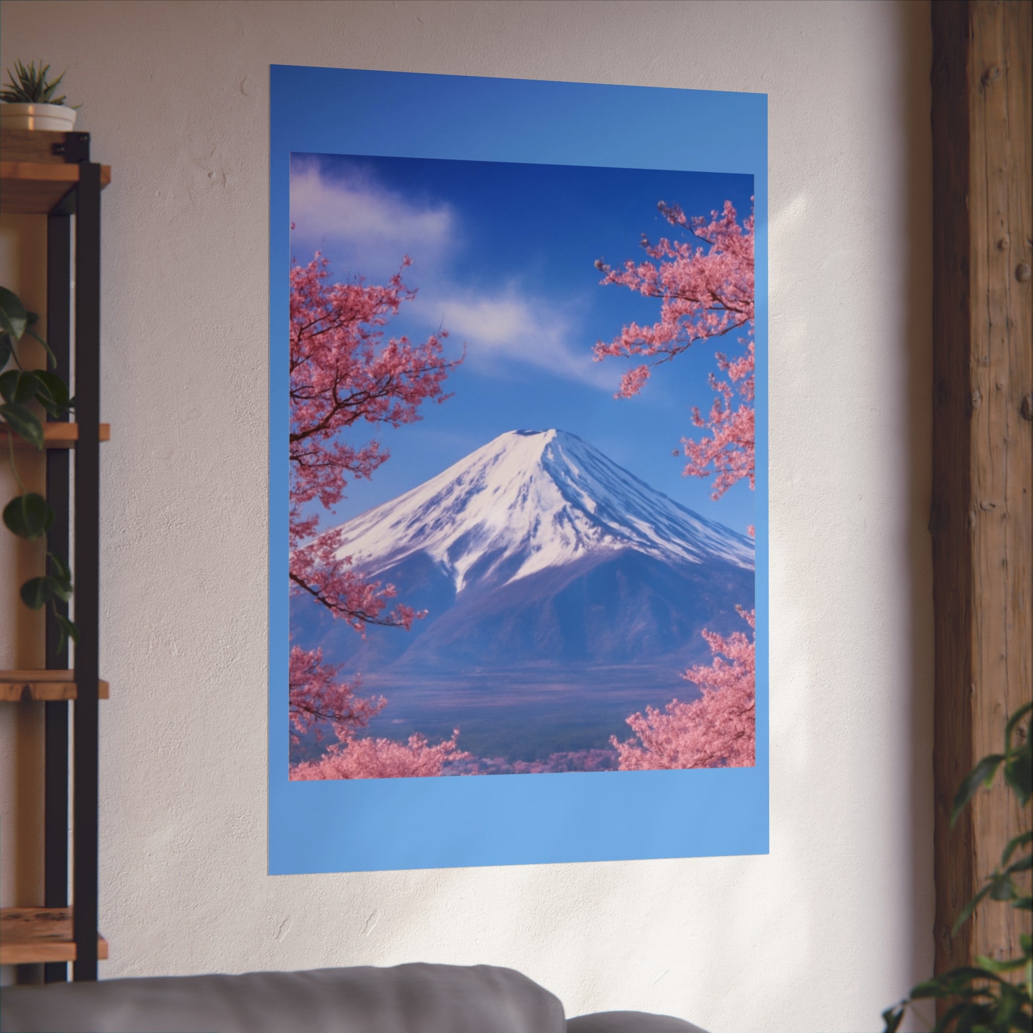 Serene Cherry Blossom Wall Art, Nature Print for Home Decor, Gifts for Art Lovers, Spring Aesthetic, Landscape Artwork