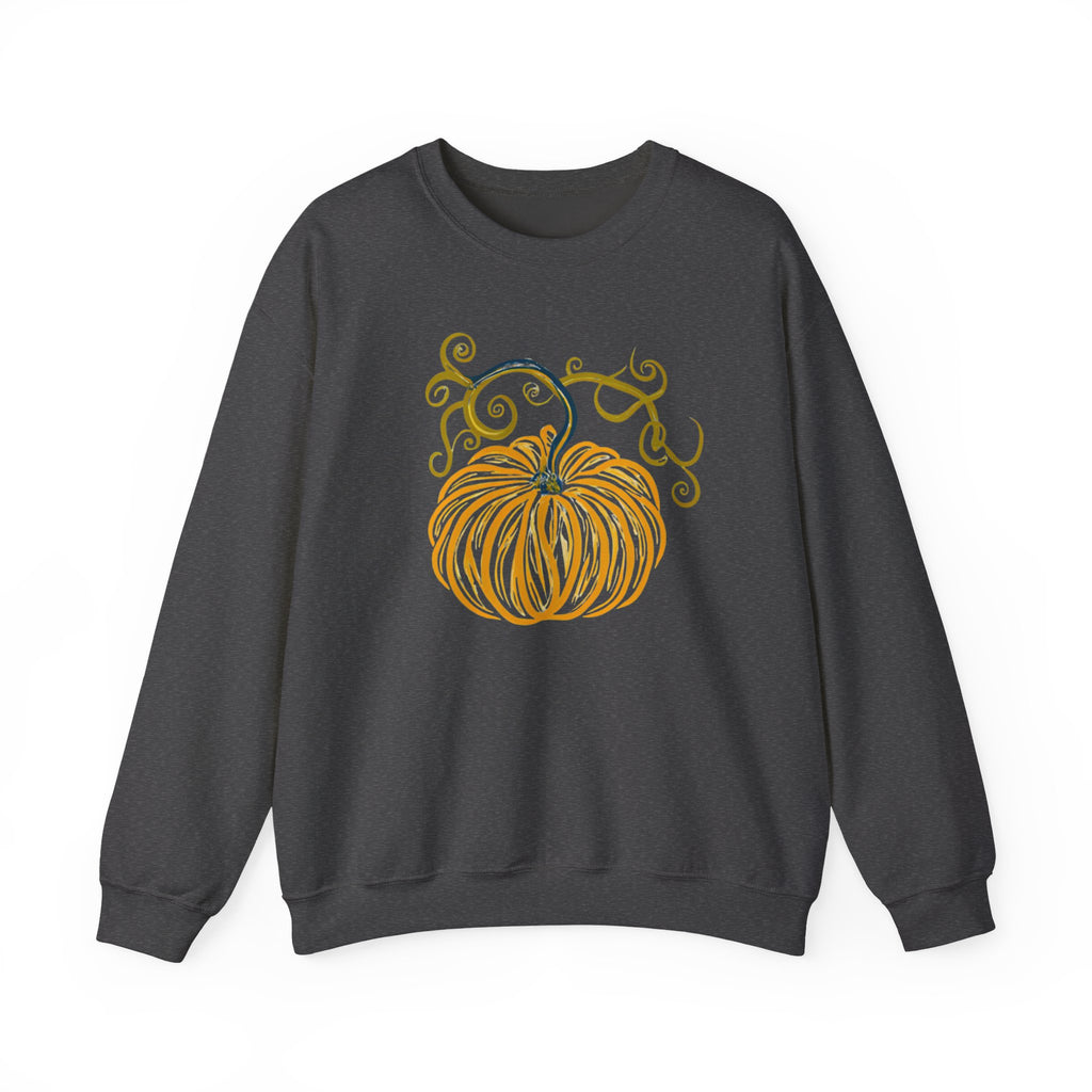 Pumpkin Patch Cozy Crewneck Sweatshirt, Autumn Gift, Fall Fashion, Unisex Sweater, Halloween Apparel, Seasonal Layering