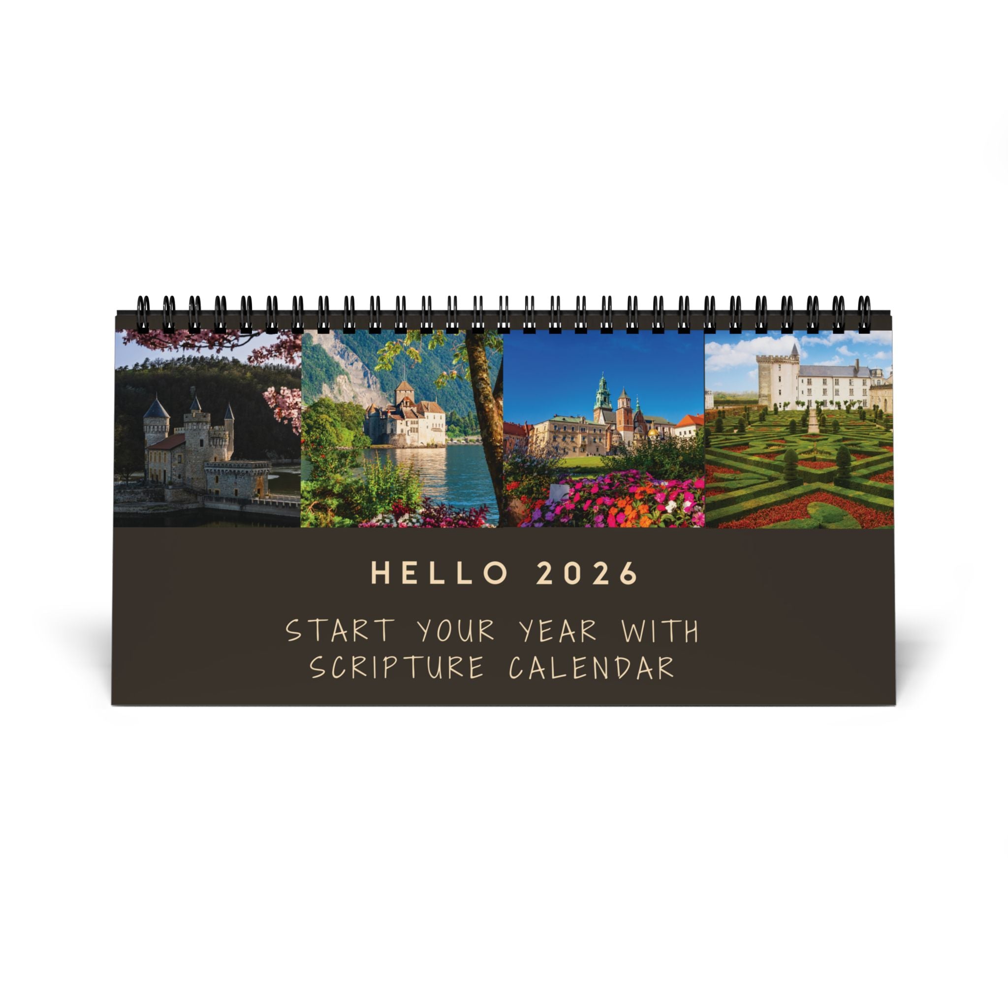 2026 Desktop Calendar | Scripture Calendar 2026  | Bible Inspired  Desktop Calendar