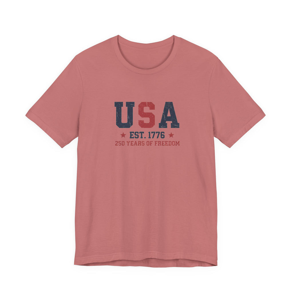 USA 250 Years Tee — EST. 1776 Patriotic T-Shirt