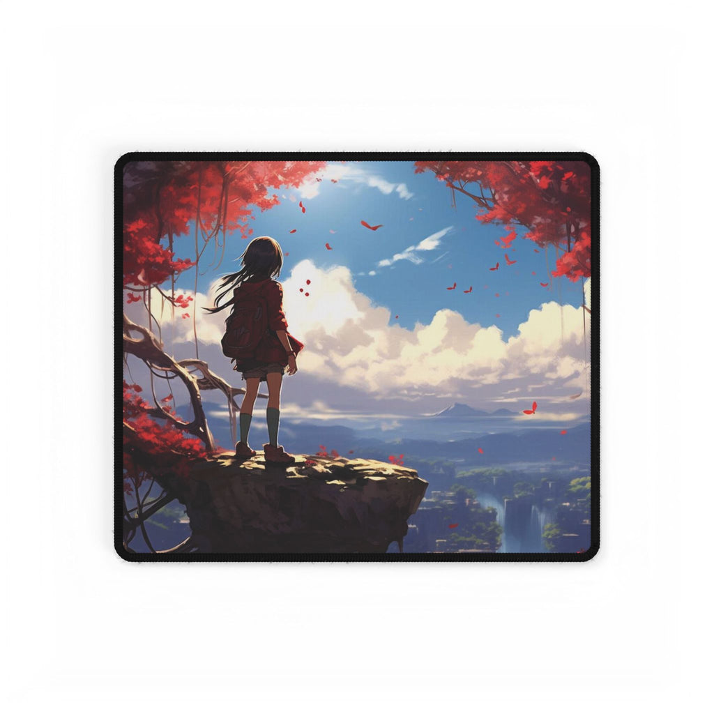 Anime Landscape Large Mouse Pad,   Scenic Gaming Keyboard Mouse Pad, Computer Keyboard Mat