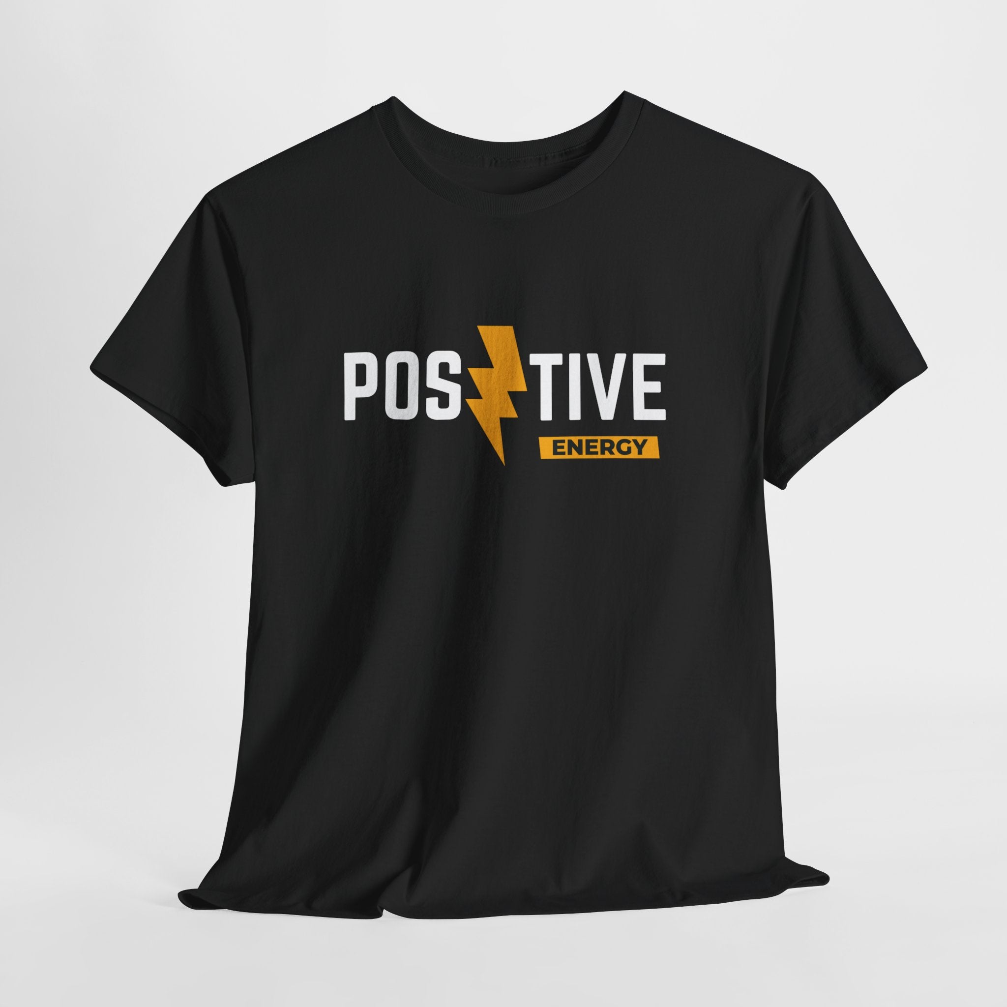 Positive Energy T-Shirt , Lightning Bolt Motivational Tee