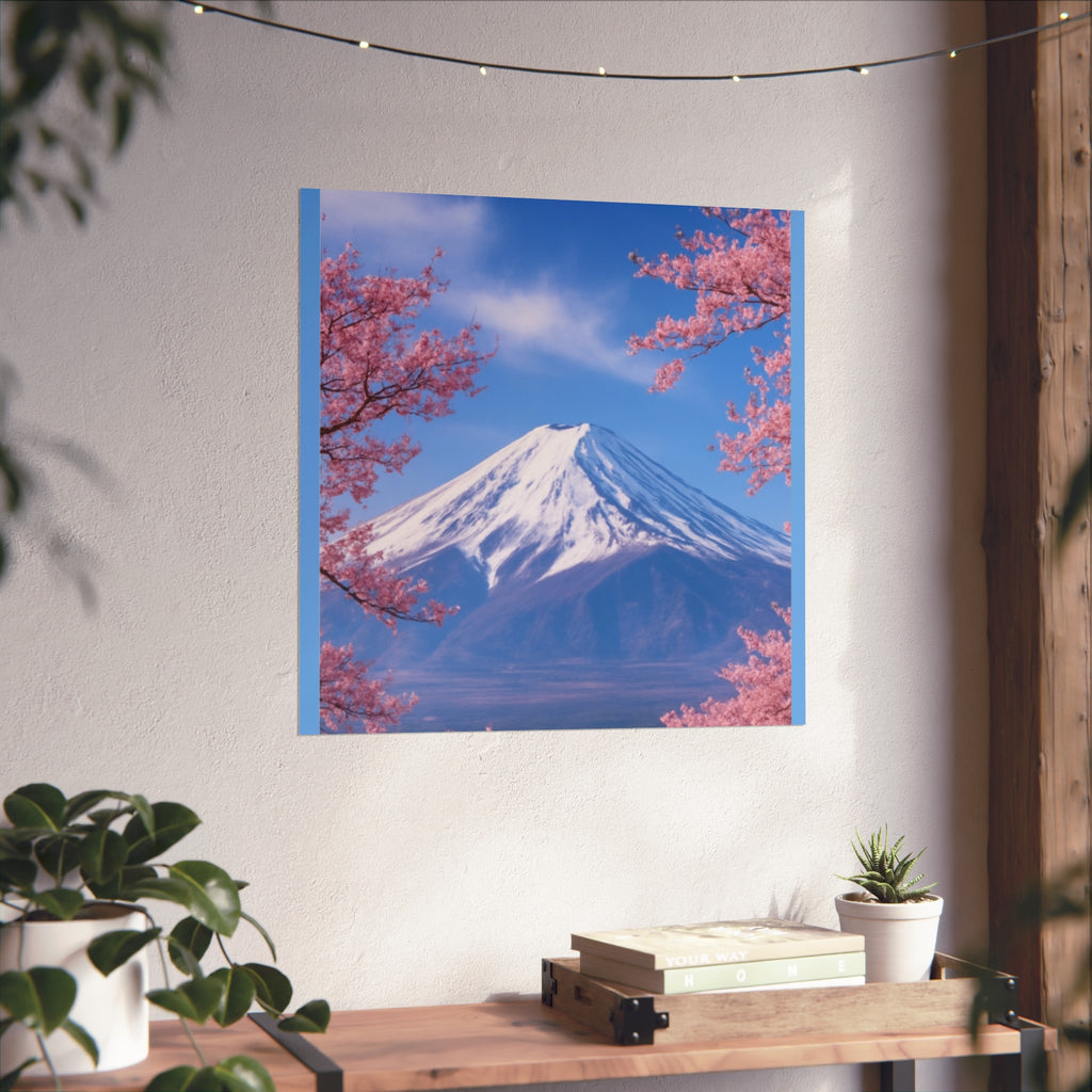 Serene Cherry Blossom Wall Art, Nature Print for Home Decor, Gifts for Art Lovers, Spring Aesthetic, Landscape Artwork