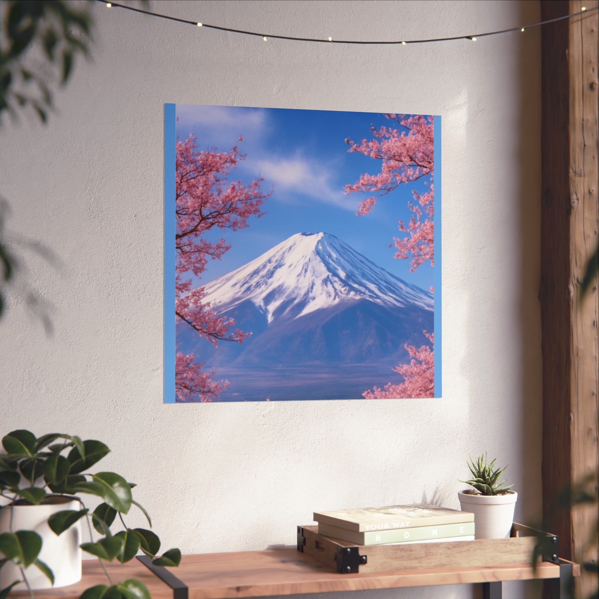 Serene Cherry Blossom Wall Art, Nature Print for Home Decor, Gifts for Art Lovers, Spring Aesthetic, Landscape Artwork