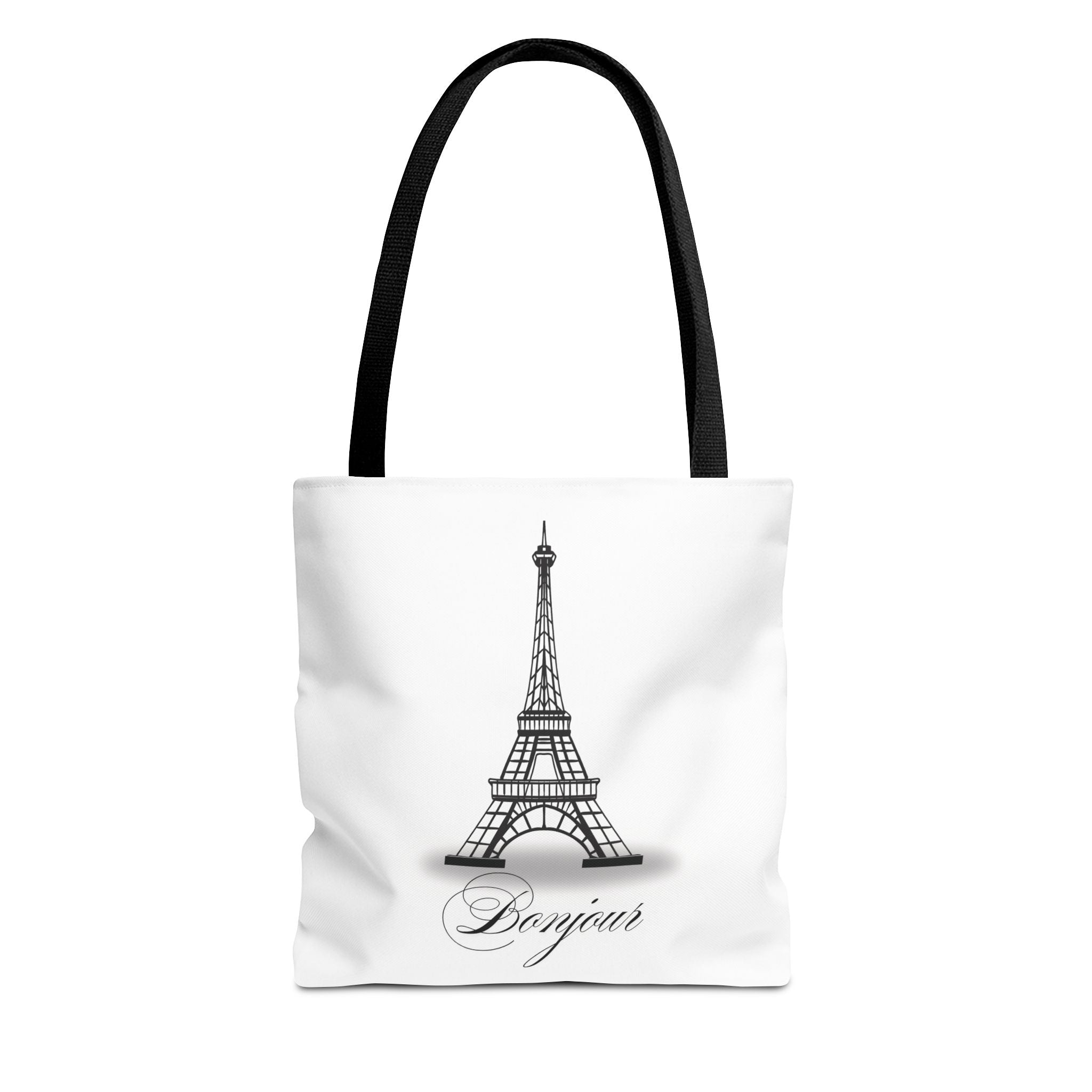 “Bonjour” Canvas Tote Bag | French Minimalist Aesthetic | Everyday Reusable Market Bag