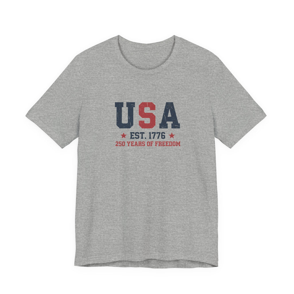 USA 250 Years Tee — EST. 1776 Patriotic T-Shirt