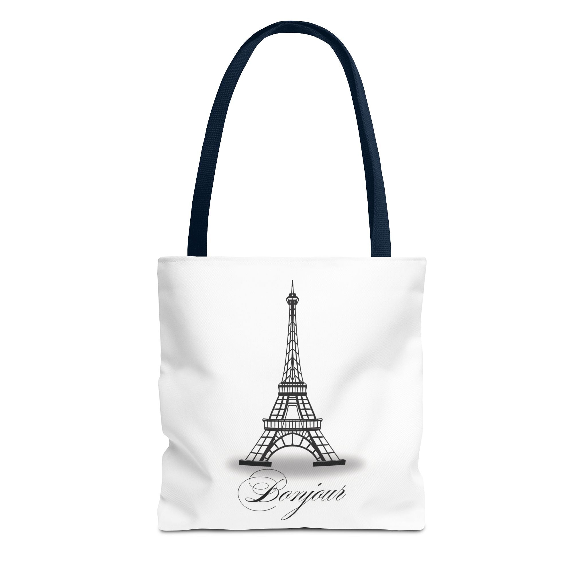 “Bonjour” Canvas Tote Bag | French Minimalist Aesthetic | Everyday Reusable Market Bag