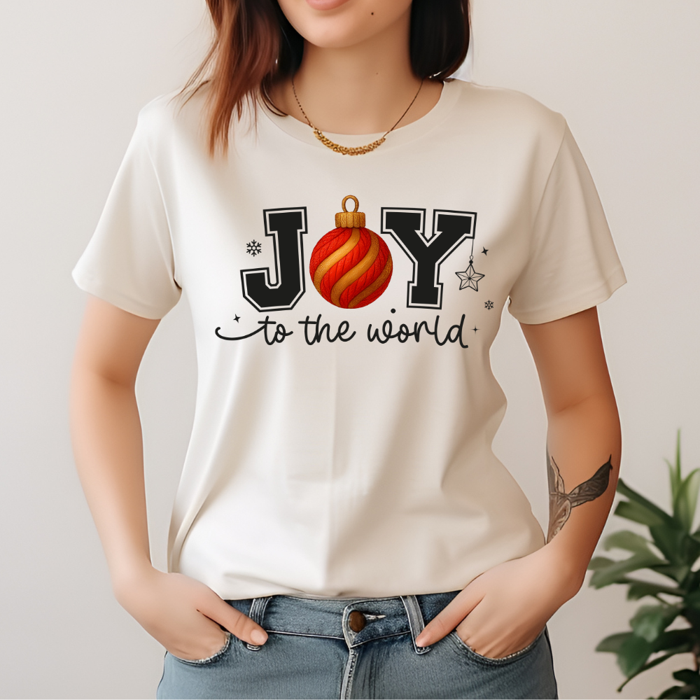 Christmas Joy T-Shirt - Unisex Heavy Cotton Tee
