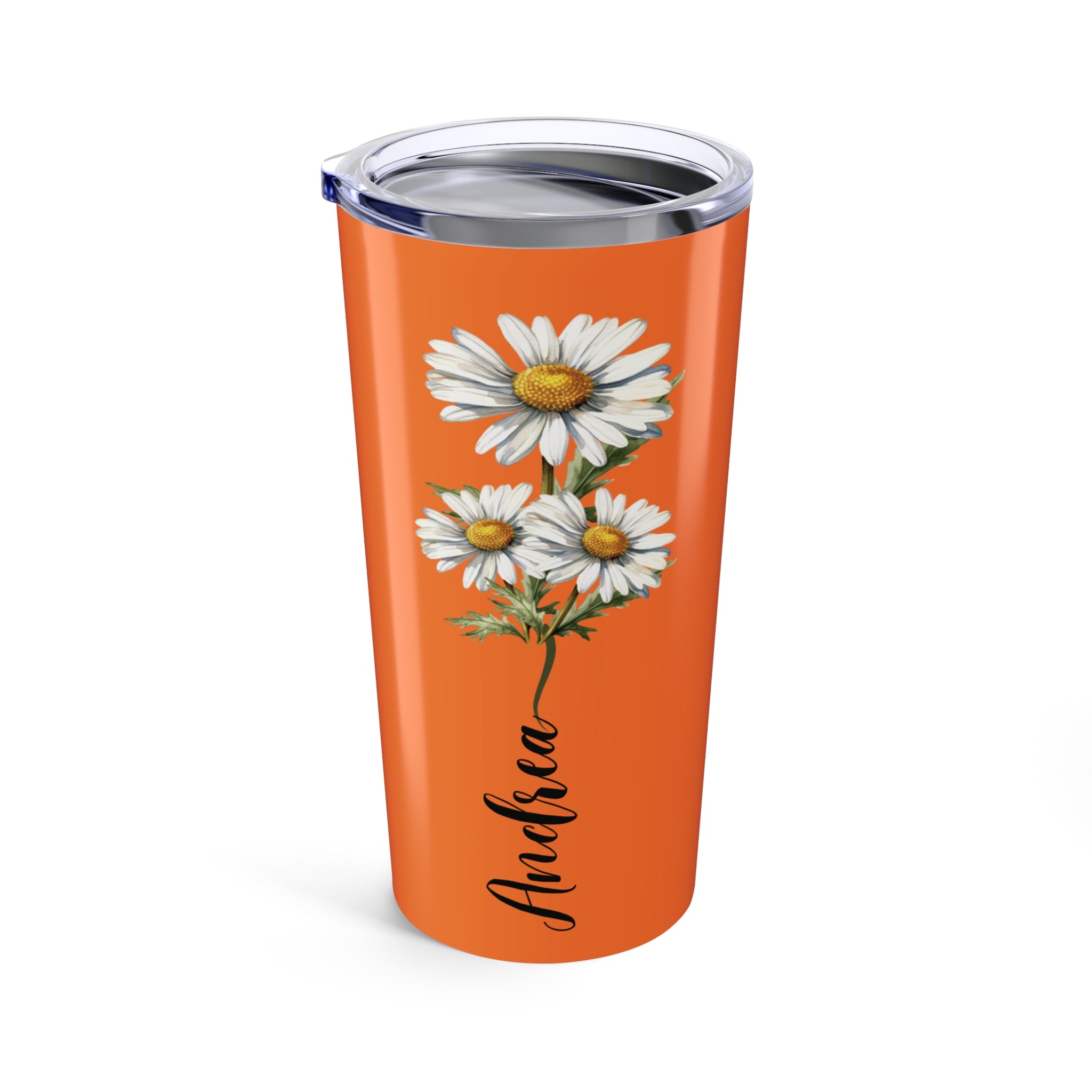 Personalized Birth Flower Tumblers | Birthday Tumblers | Customize Tumblers With Name | Coffee Mug Tumbler