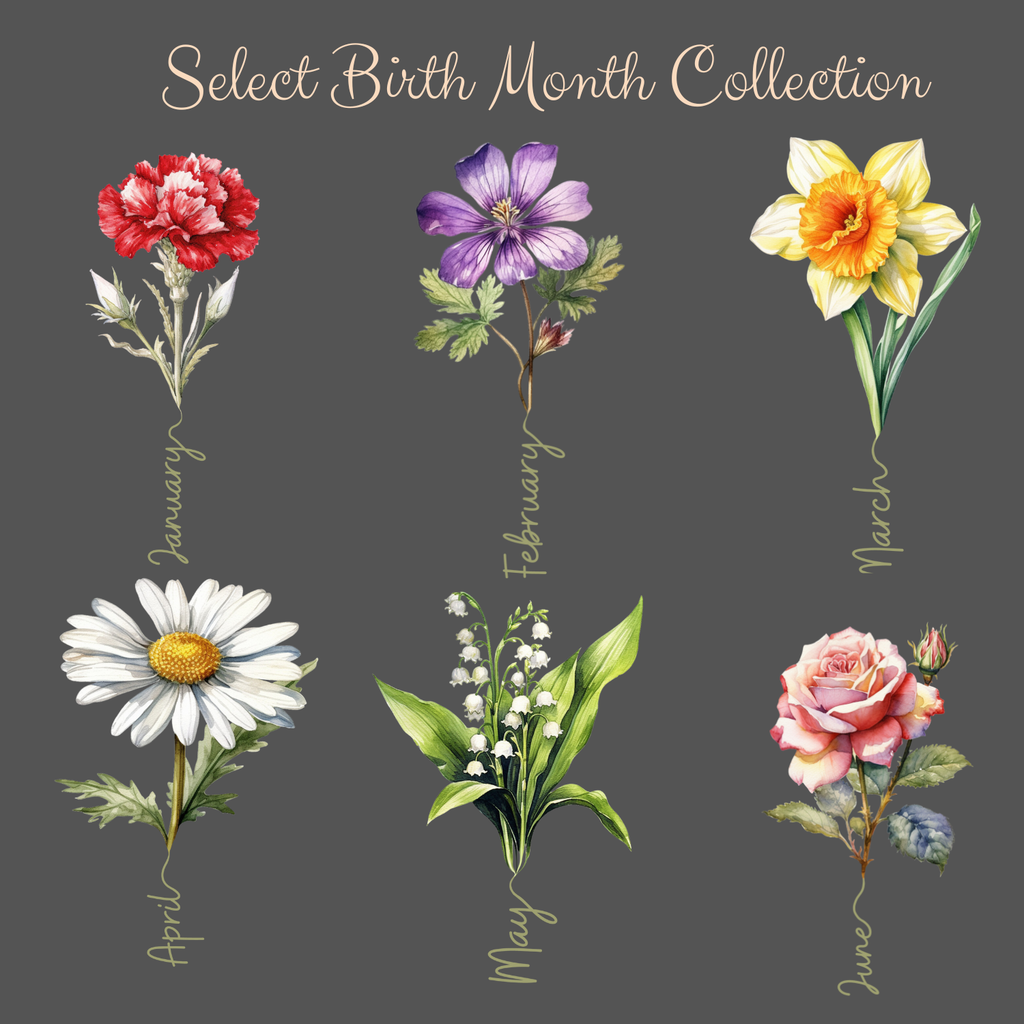 Personalized Birth Flower Tumblers | Birthday Tumblers | Customize Tumblers With Name | Coffee Mug Tumbler