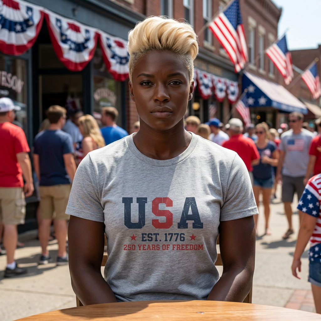 USA 250 Years Tee — EST. 1776 Patriotic T-Shirt