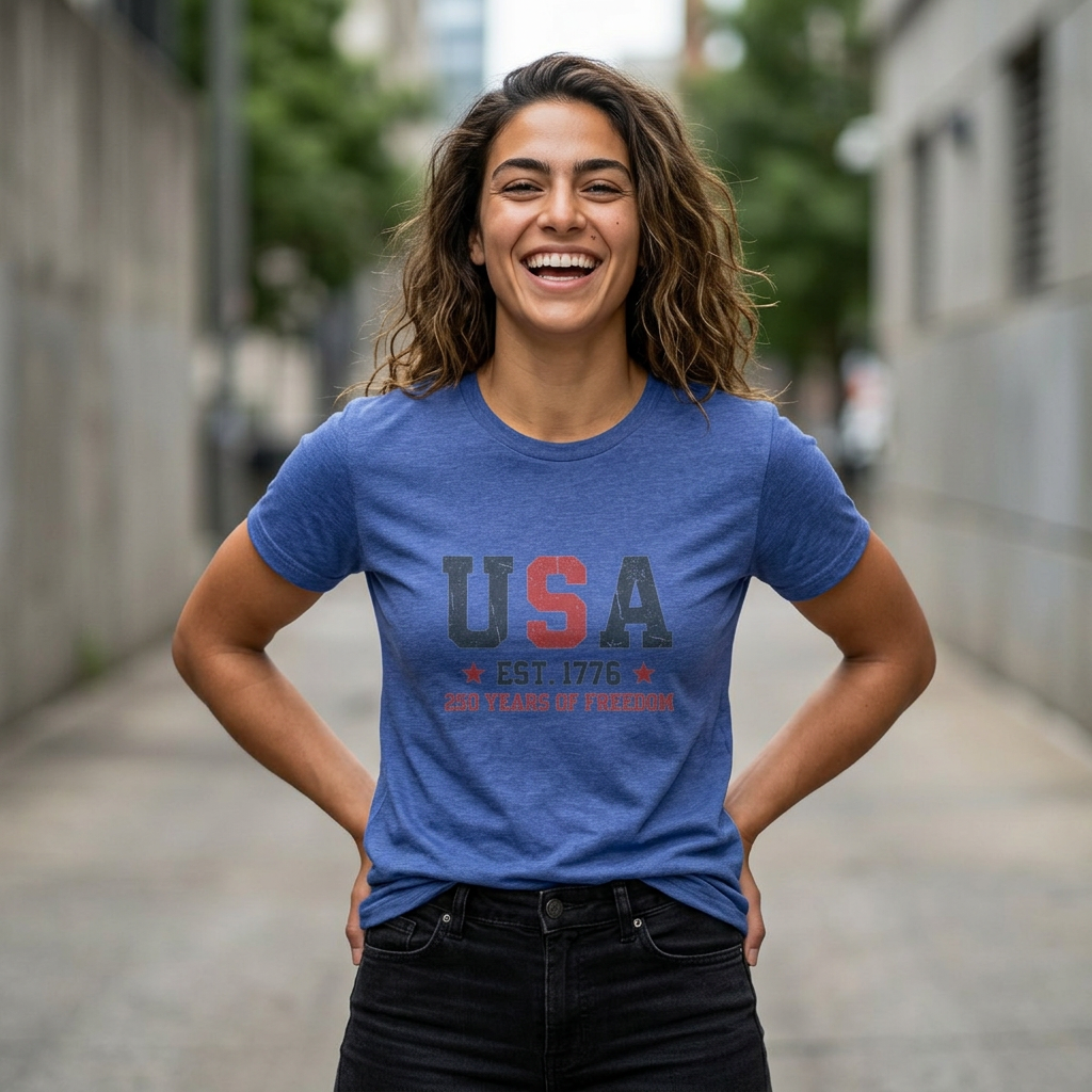 USA 250 Years Tee — EST. 1776 Patriotic T-Shirt