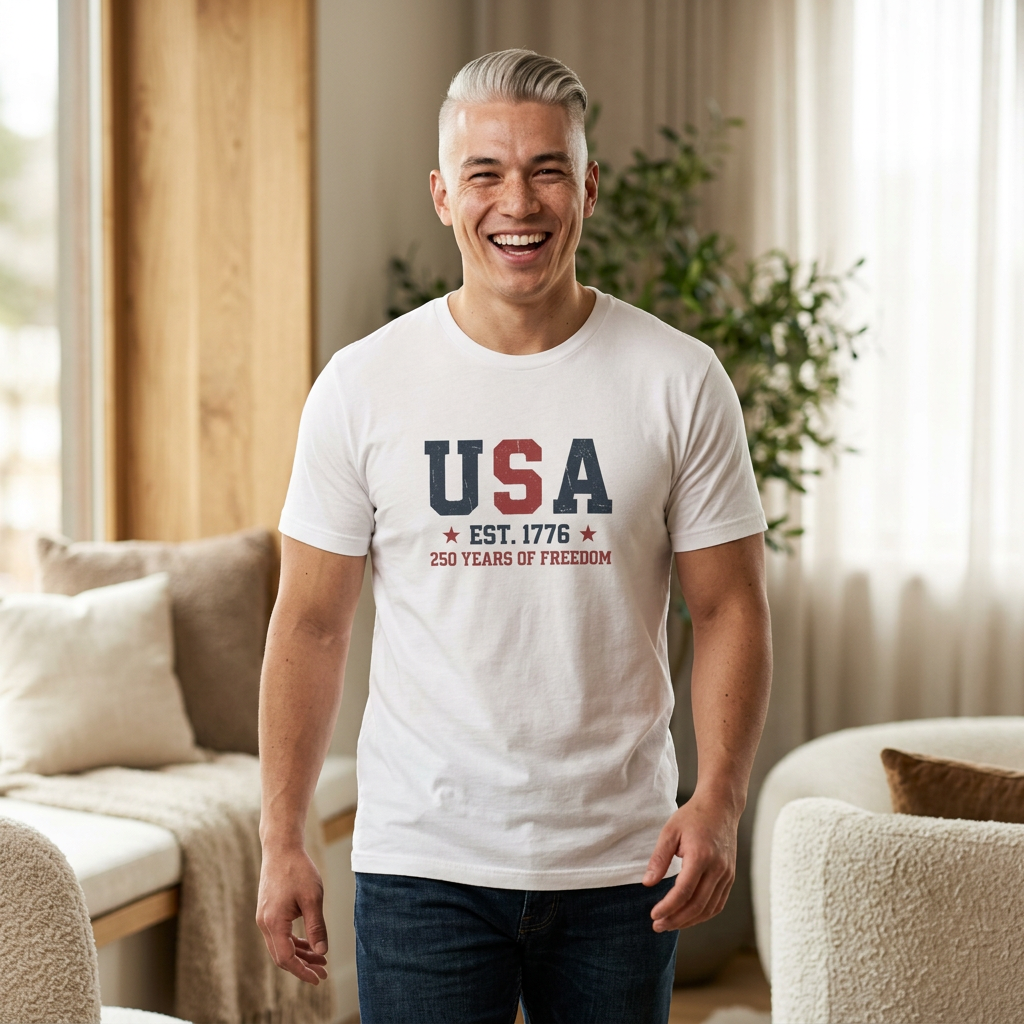USA 250 Years Tee — EST. 1776 Patriotic T-Shirt