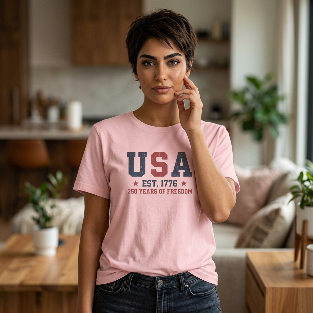 USA 250 Years Tee — EST. 1776 Patriotic T-Shirt