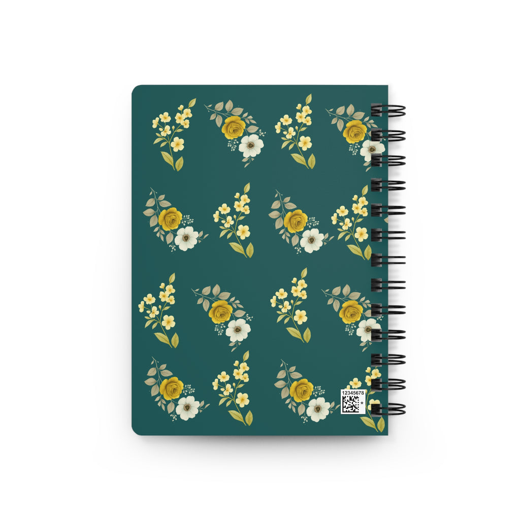 Floral Spiral Bound Journal | Perfect for Note-taking, Journaling, Gifts, Back-to-School, Nature Lovers, Self-Care