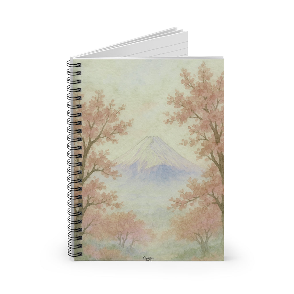 Serene Mountain Spiral Notebook - Nature Inspired Journal, Perfect for Note-Taking, Planning, Gifts, Study, Travel Diary