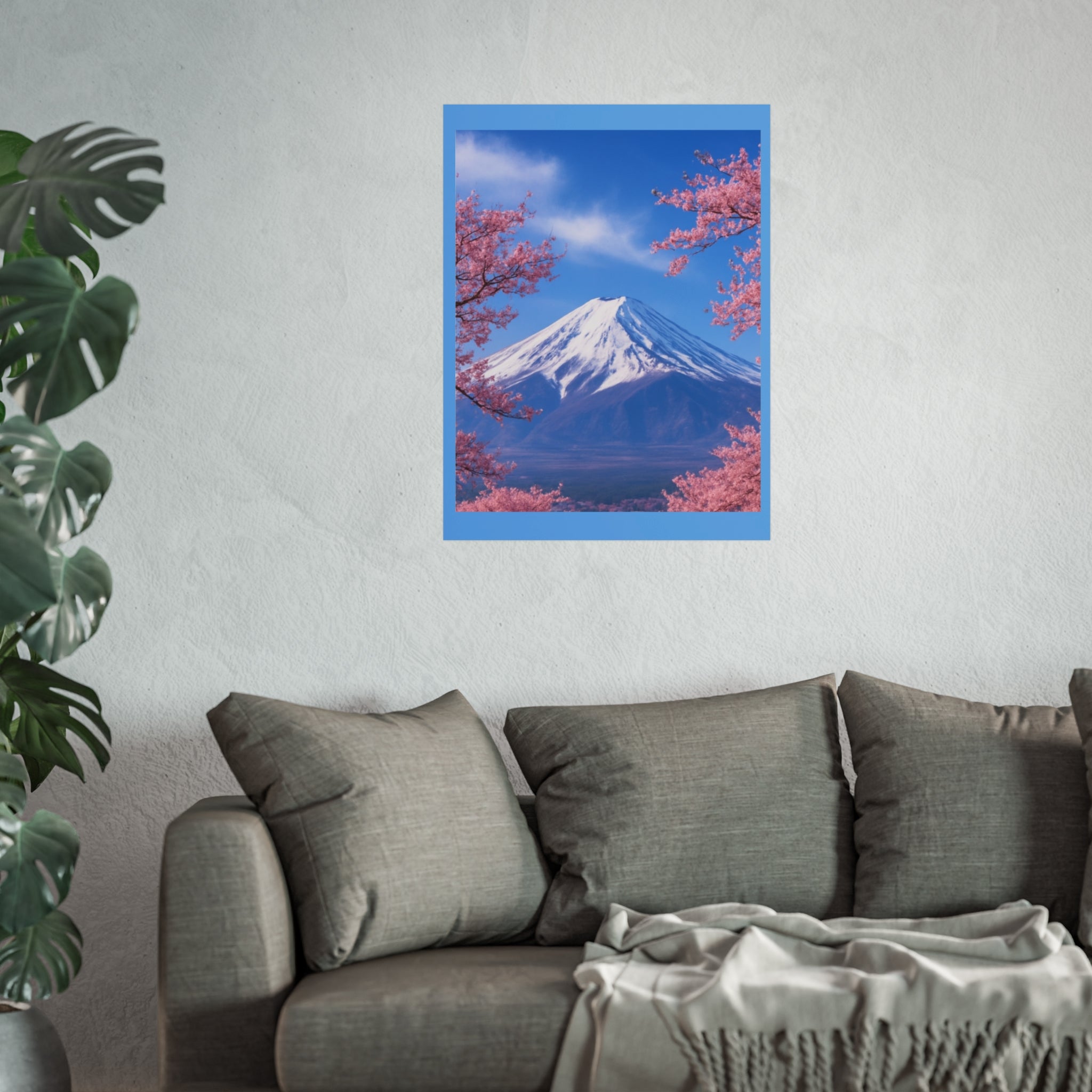 Serene Cherry Blossom Wall Art, Nature Print for Home Decor, Gifts for Art Lovers, Spring Aesthetic, Landscape Artwork