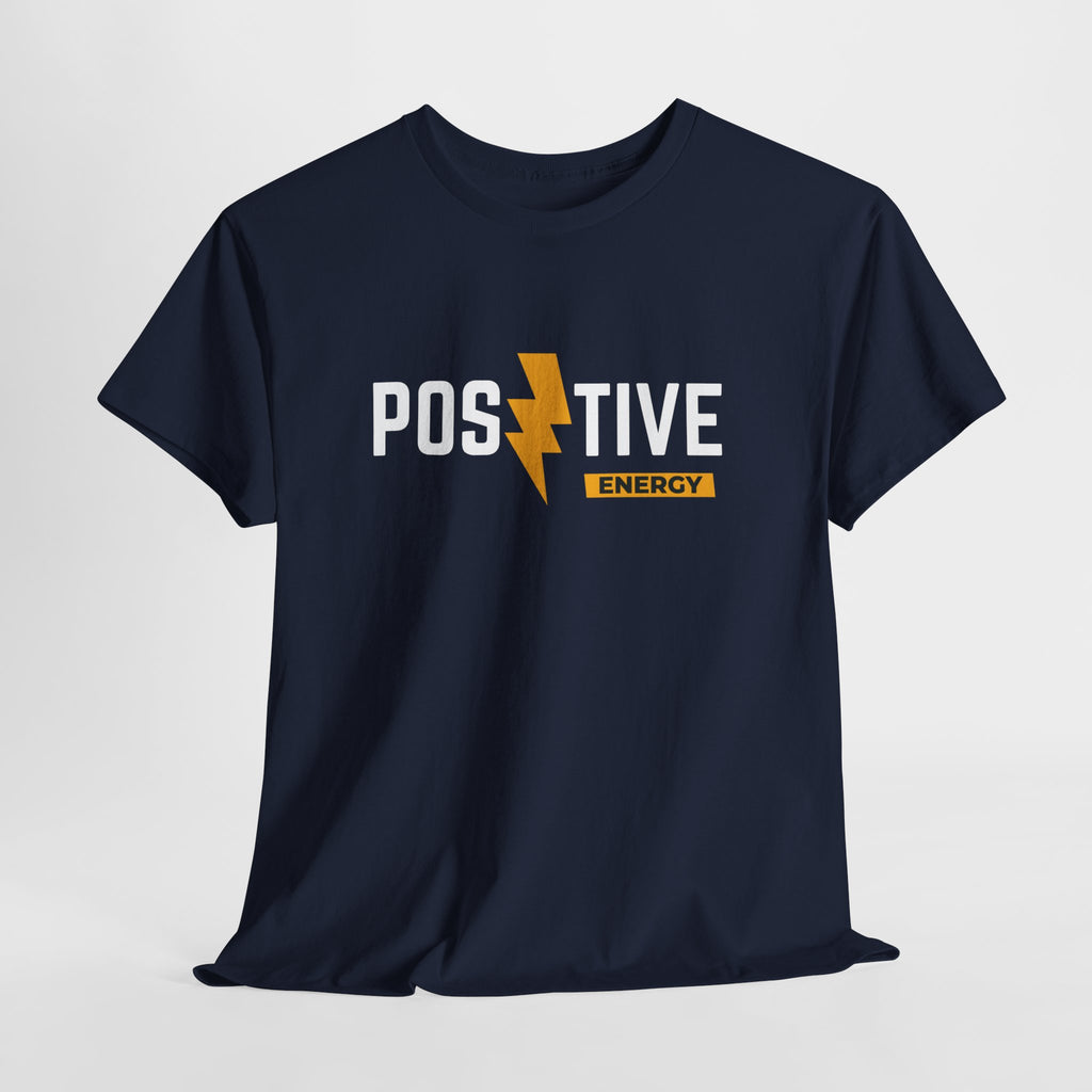 Positive Energy T-Shirt , Lightning Bolt Motivational Tee