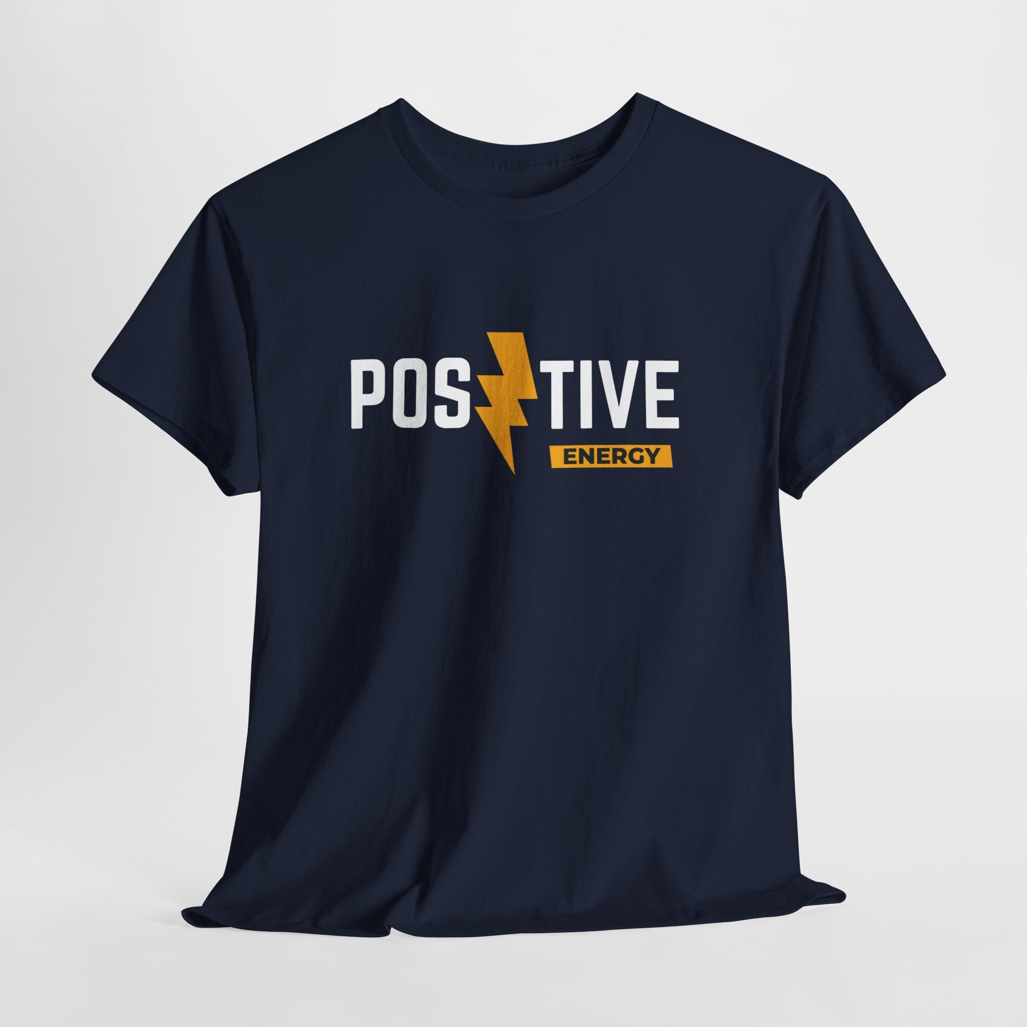 Positive Energy T-Shirt , Lightning Bolt Motivational Tee