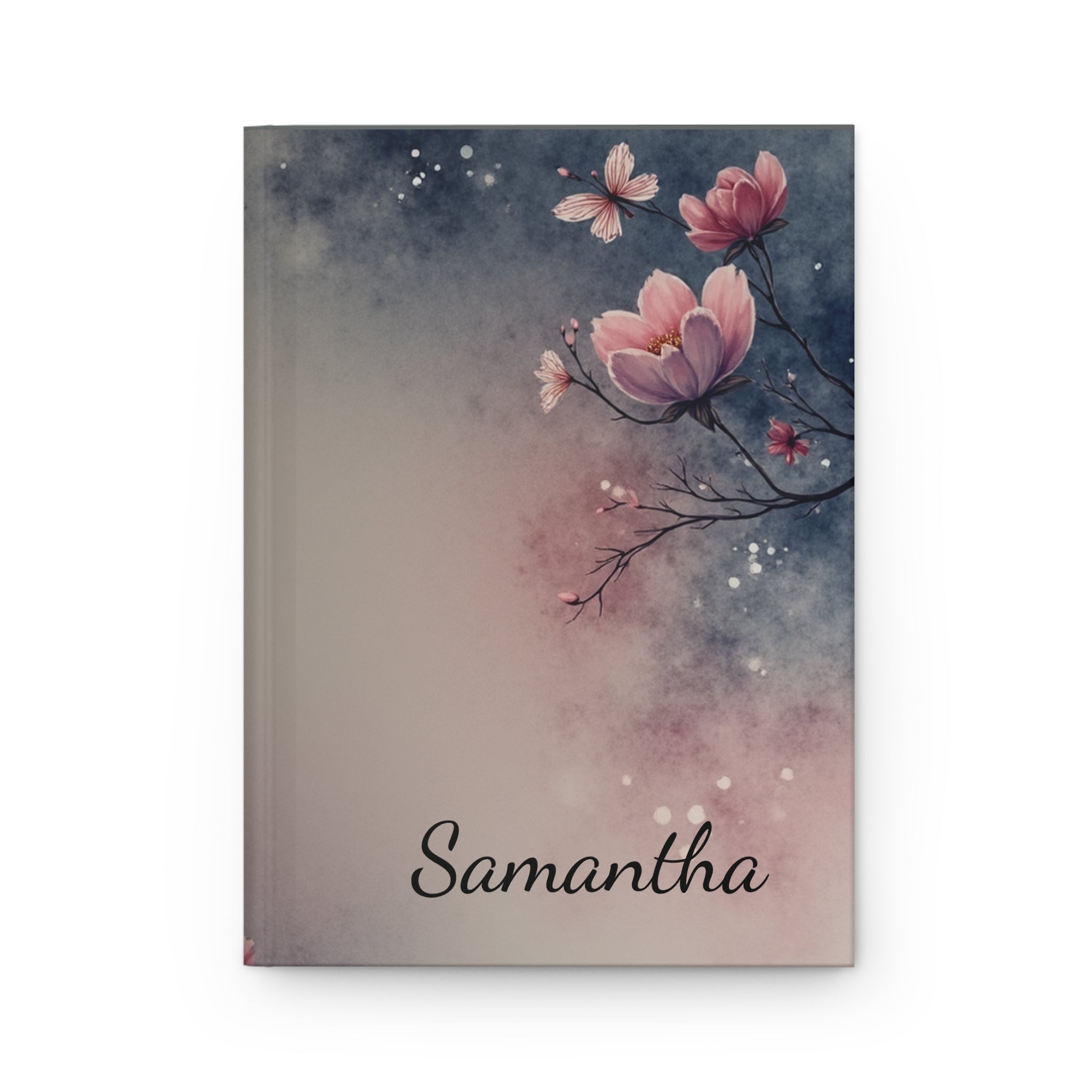 Magnolia Blossom Notebook, Hardcover Journal, Perfect for Gifts, Note-taking, Poetry or Planning