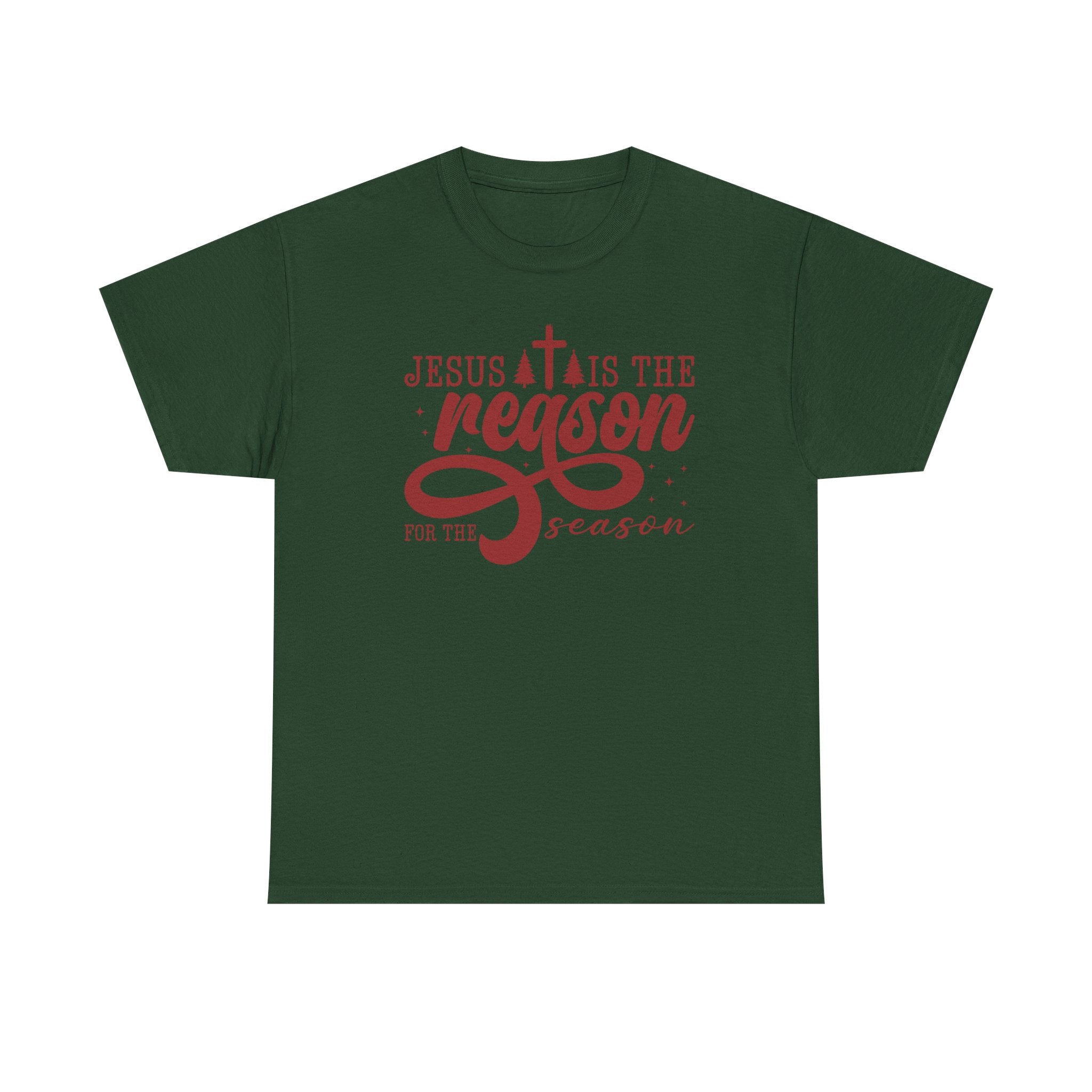 Christian Christmas T-Shirt - Jesus Is the Reason for the Season Holiday Tee