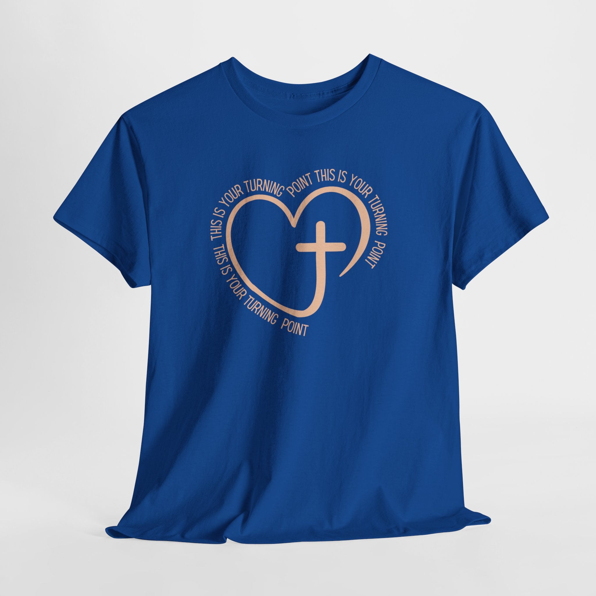 This Is Your Turning Point T-Shirt, Christian Heart Cross T-Shirt , Faith Quote Tee, Turning Point T-Shirt, Unisex Tee