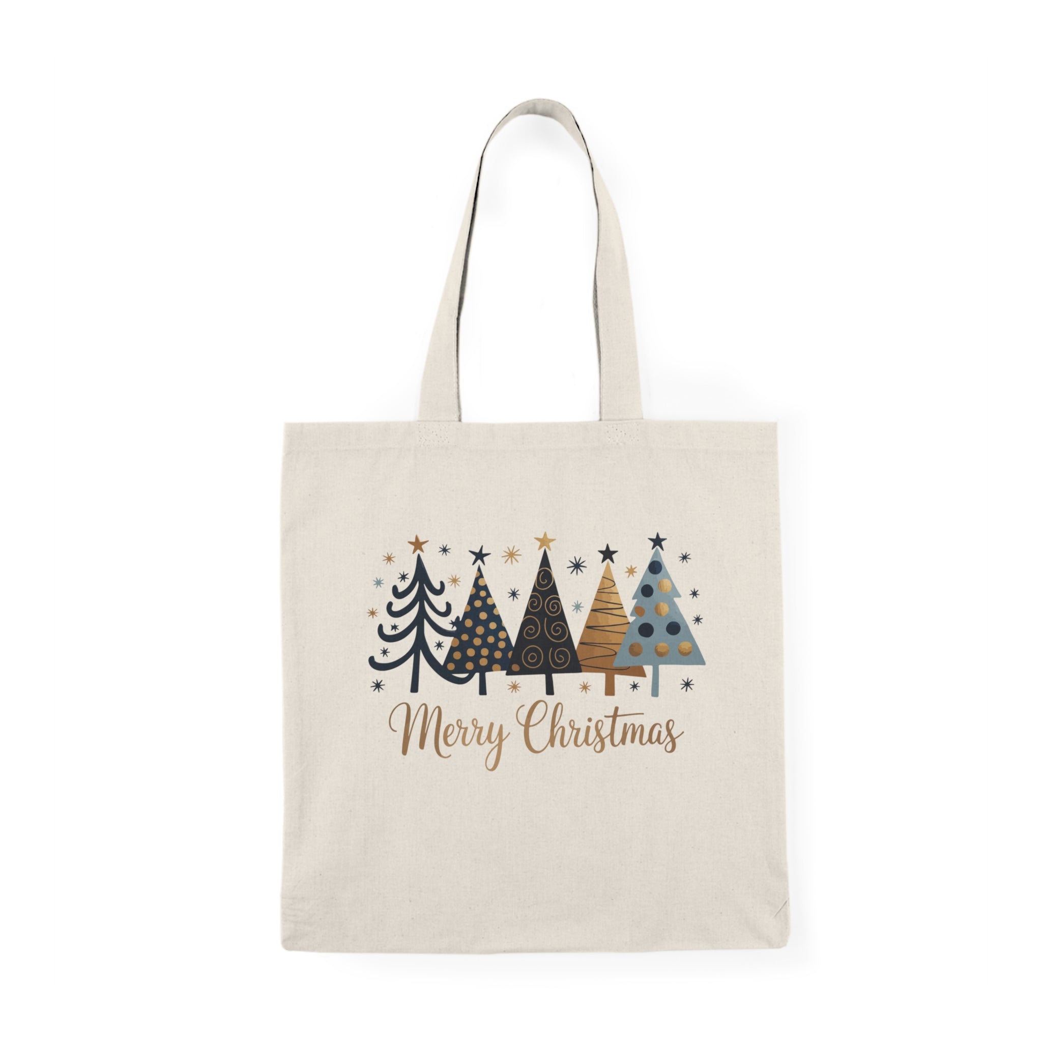 Merry Christmas Tree Tote Bag — Festive Holiday Grocery & Gift Carryall