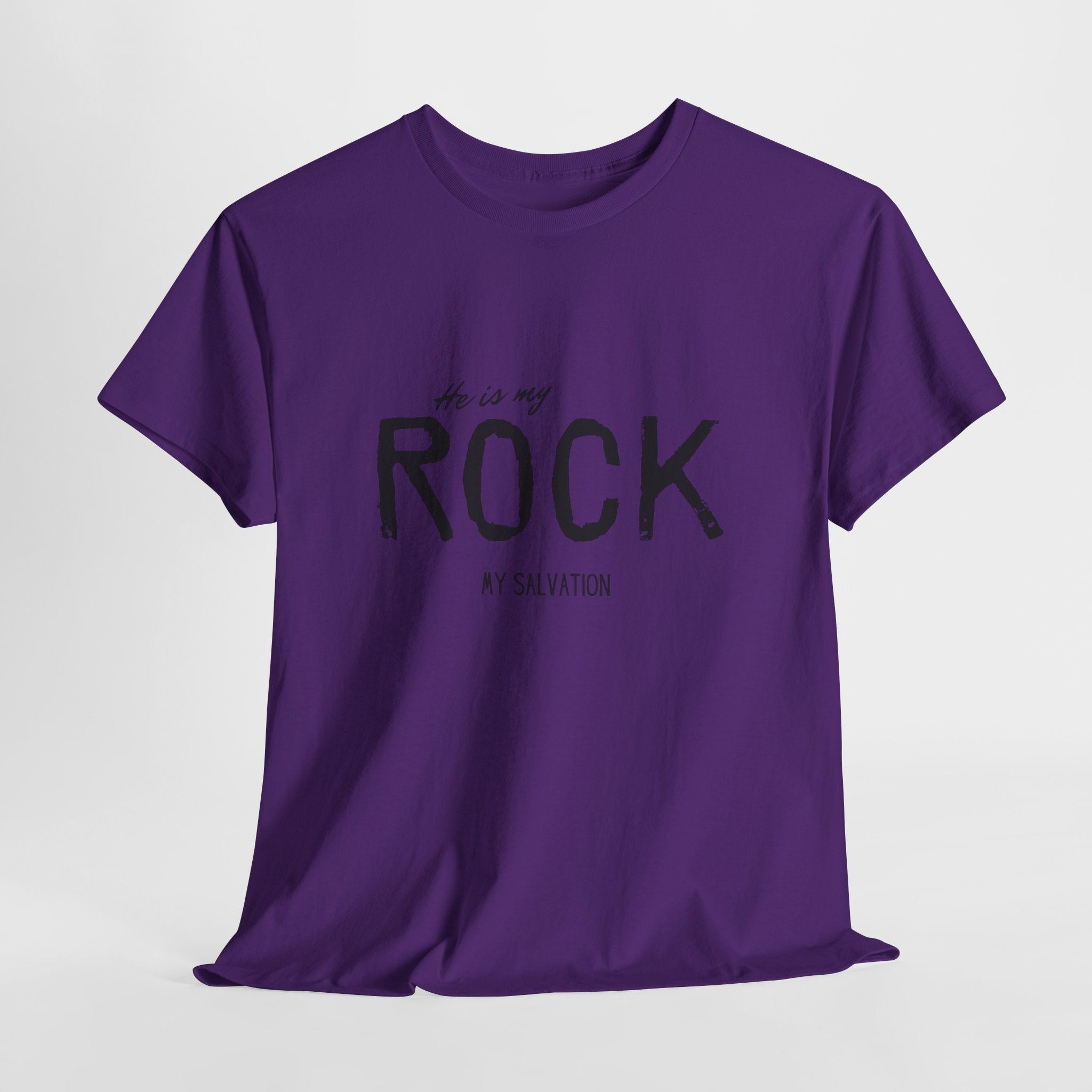 He Is My Rock T-Shirt , Christian Faith Tee ,  He is my ROCK, My Salvation T shirt, Unisex Tee